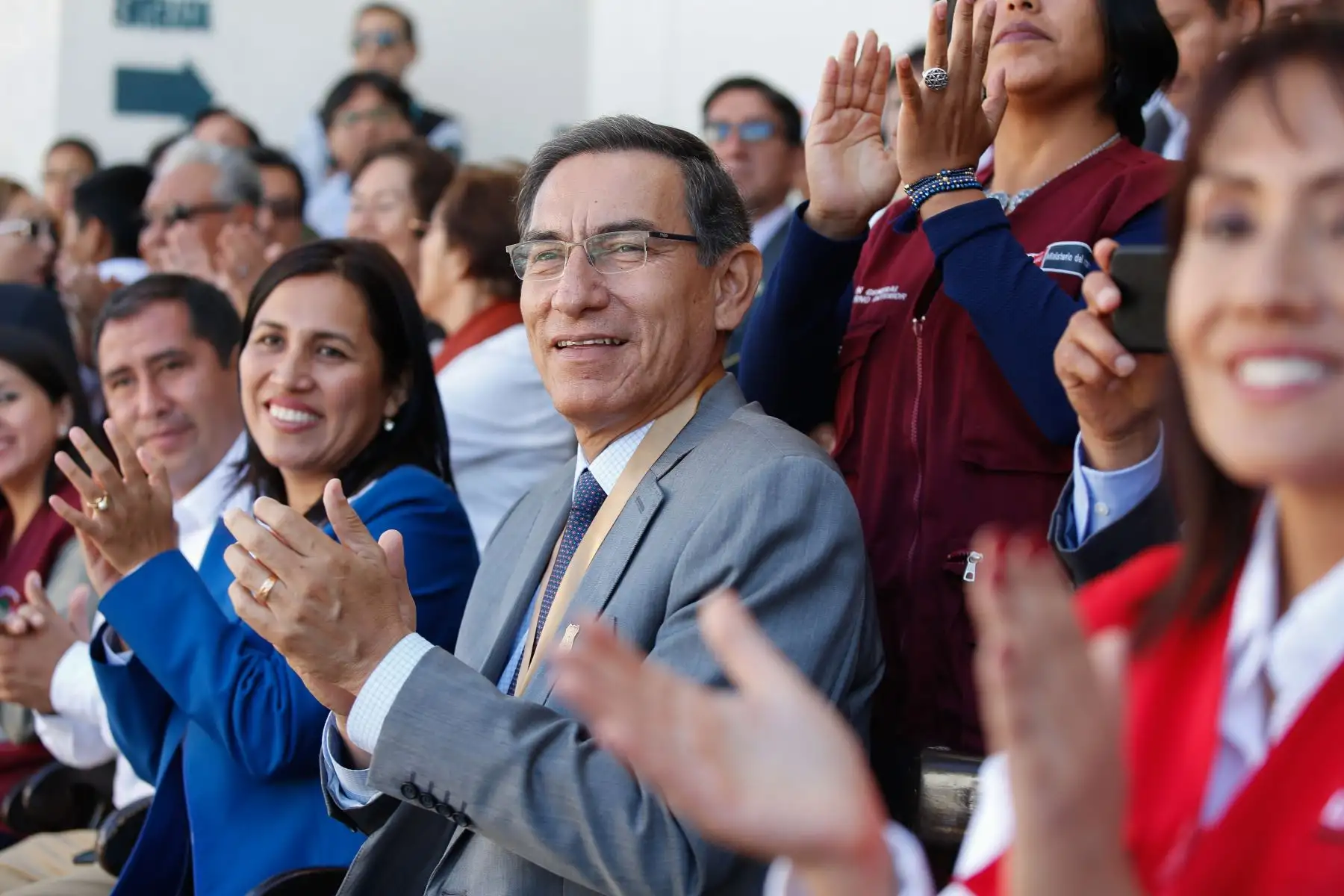 Jefe de Estado asiste a la celebración del 150 aniversario del colegio emblemático 2 de Mayo de Caraz (Áncash). Foto: ANDINA/Prensa Presidencia