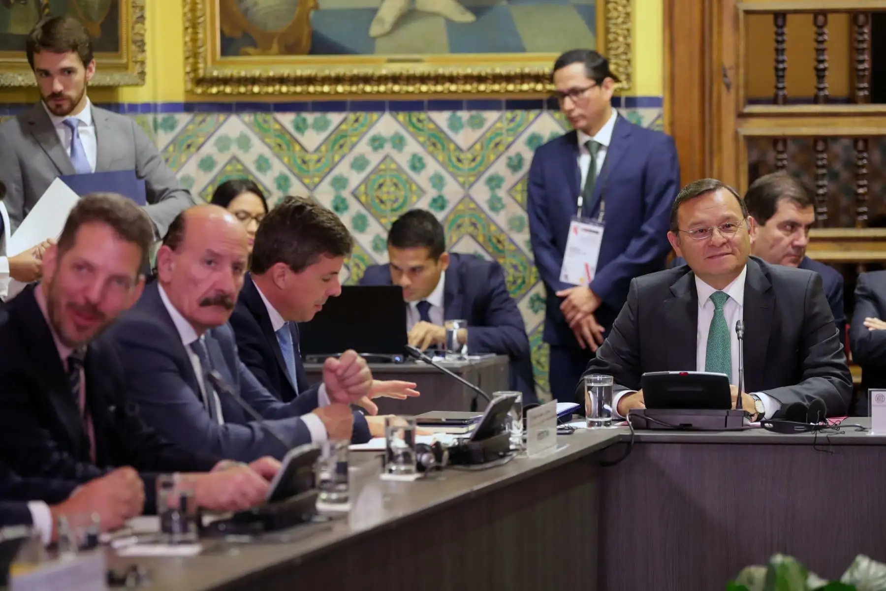 Reunión de ministros de Relaciones Exteriores de los países miembros del Grupo de Lima, para dialogar sobre la crisis política y social en Venezuela. EFE/ Ernesto Arias Foto: EFE