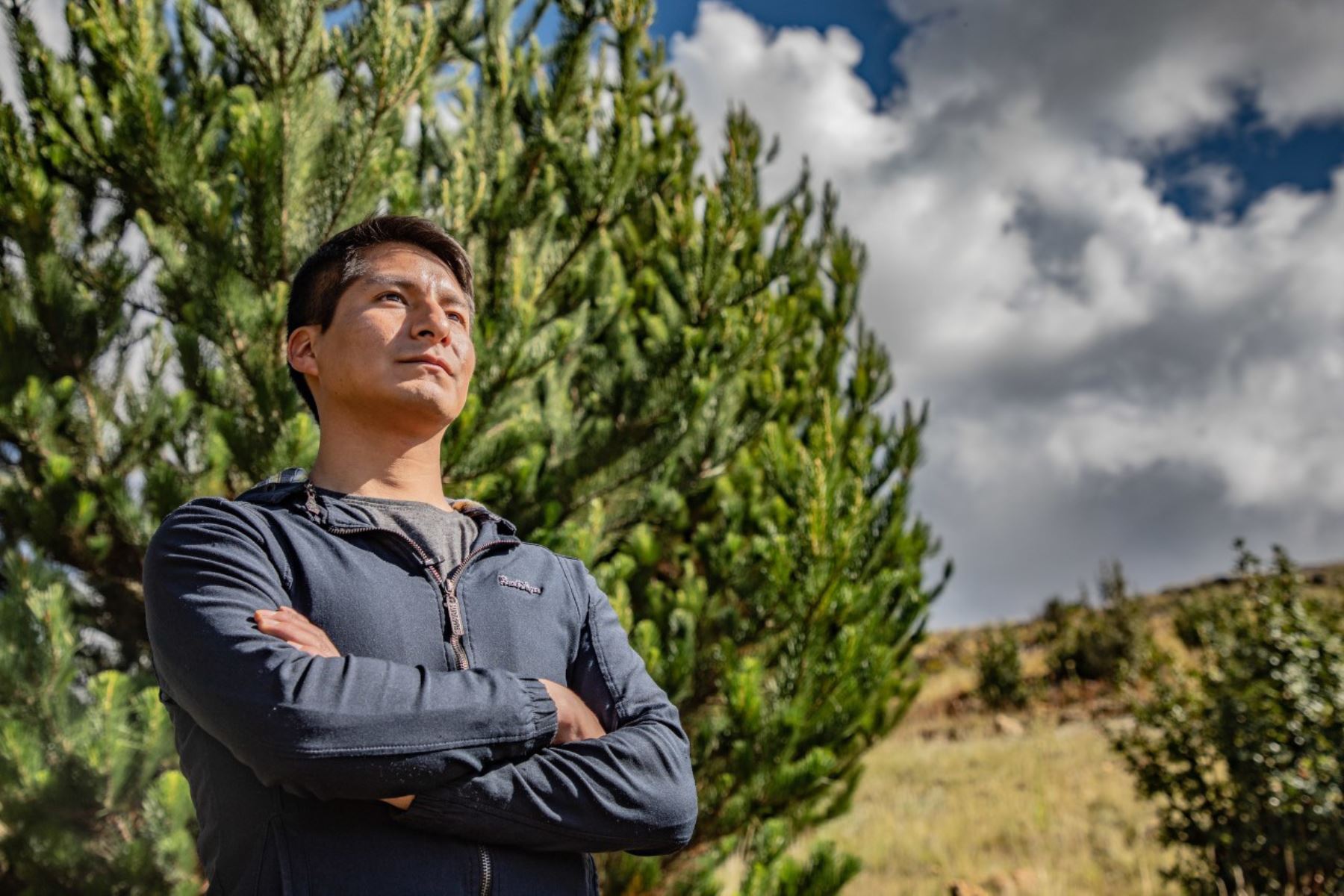 Junín:conoce a César Taype, el talento de Beca 18 que siembra agua en alturas de Huancayo