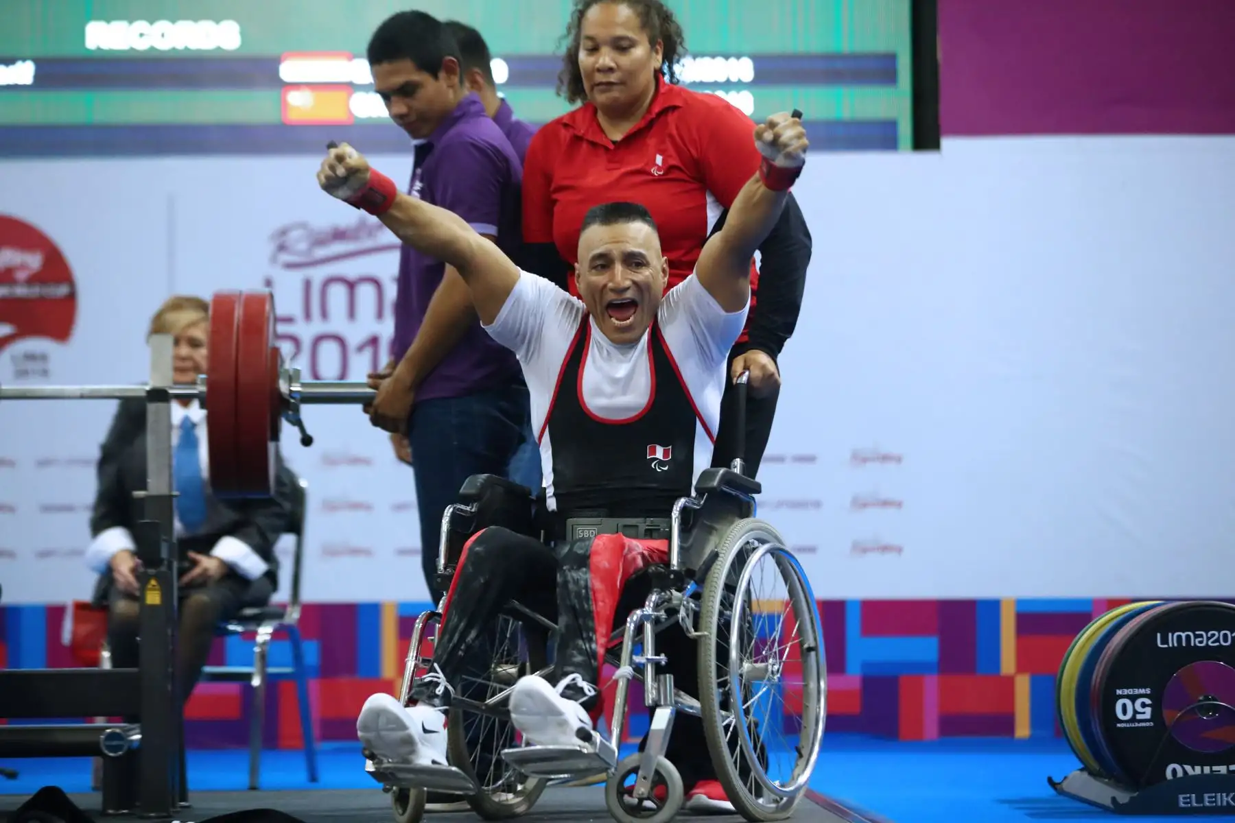 Lima 2019: Hoy culminó la Copa del Mundo de Para Powerlifting en sus diversas categorías.Mauricio Cavero del Perú se llevo la medalla de bronce. Foto: ANDINA/Norman Córdova