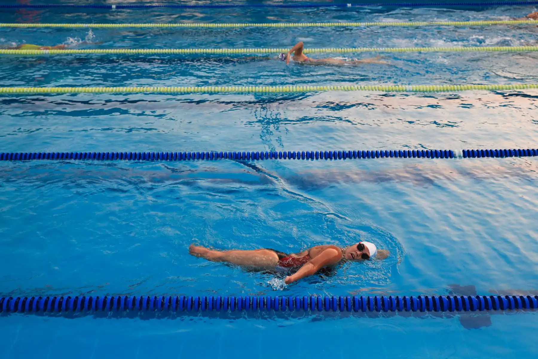Dunia Felices, nadadora paralímpica en los Panamericanos 2019. Foto: ANDINA/Carlos Lezama