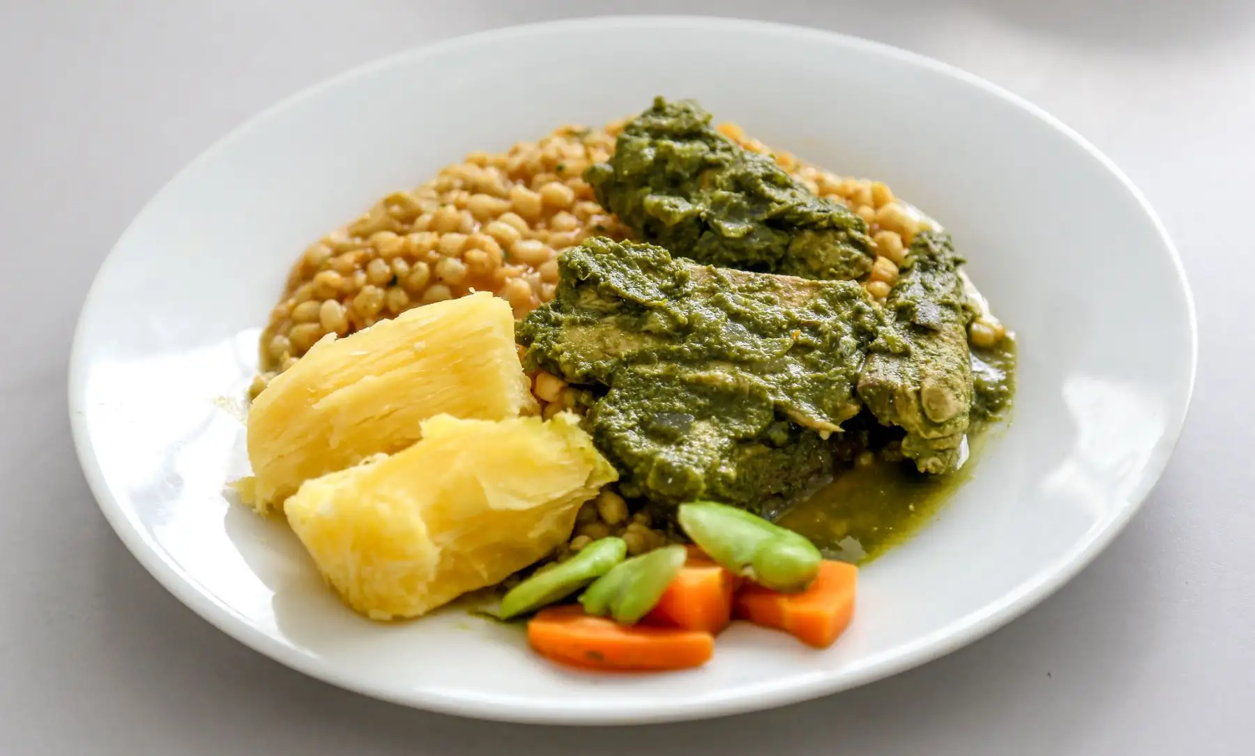 Trigo con seco de pescado. Foto: Produce