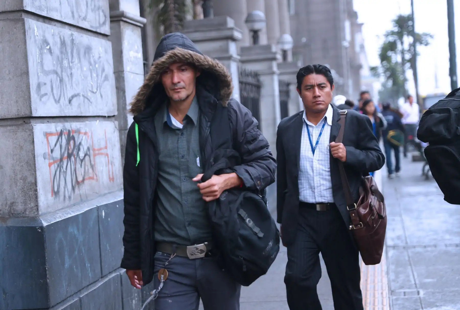 Una densa neblina y sensación de frío sorprendieron a los limeños esta mañana .Foto: ANDINA/Norman Córdova
