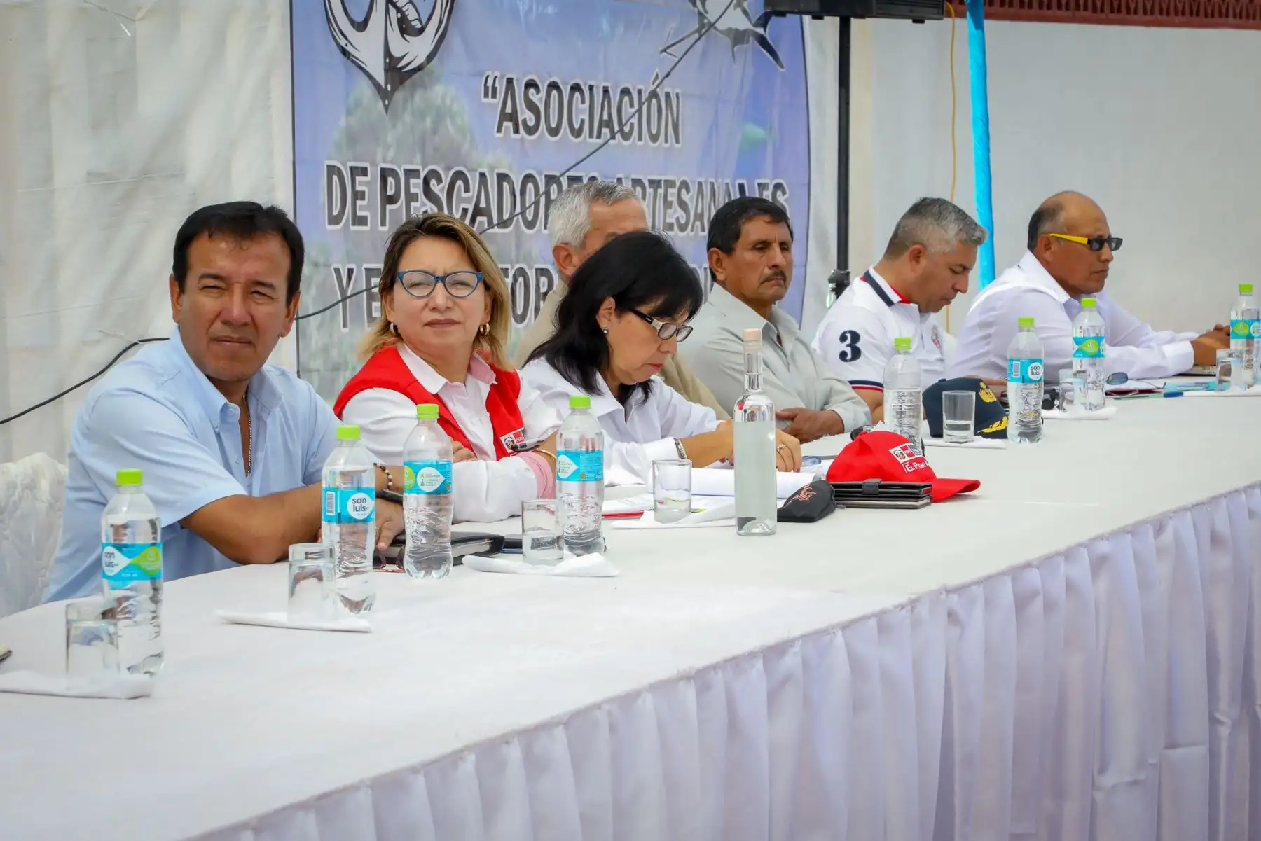 Ministra de la Producción, Rocío Barrios  llegó al distrito de Chala, para la inauguración del I Congreso Regional Extraordinario de la Pesca Artesanal de la Región Arequipa.
Foto:ANDINA/ Produce