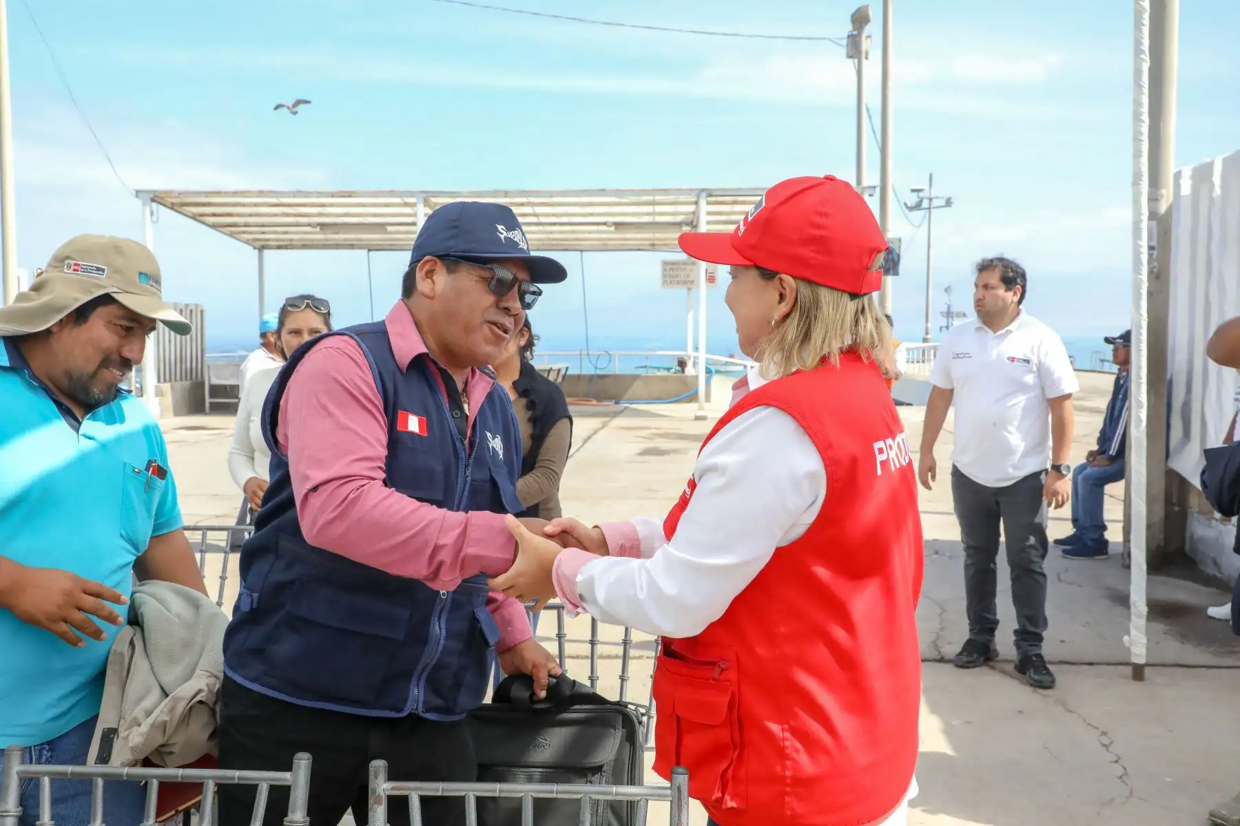 Ministra de la Producción, Rocío Barrios  llegó al distrito de Chala, para la inauguración del I Congreso Regional Extraordinario de la Pesca Artesanal de la Región Arequipa.
Foto: ANDINA/Produce