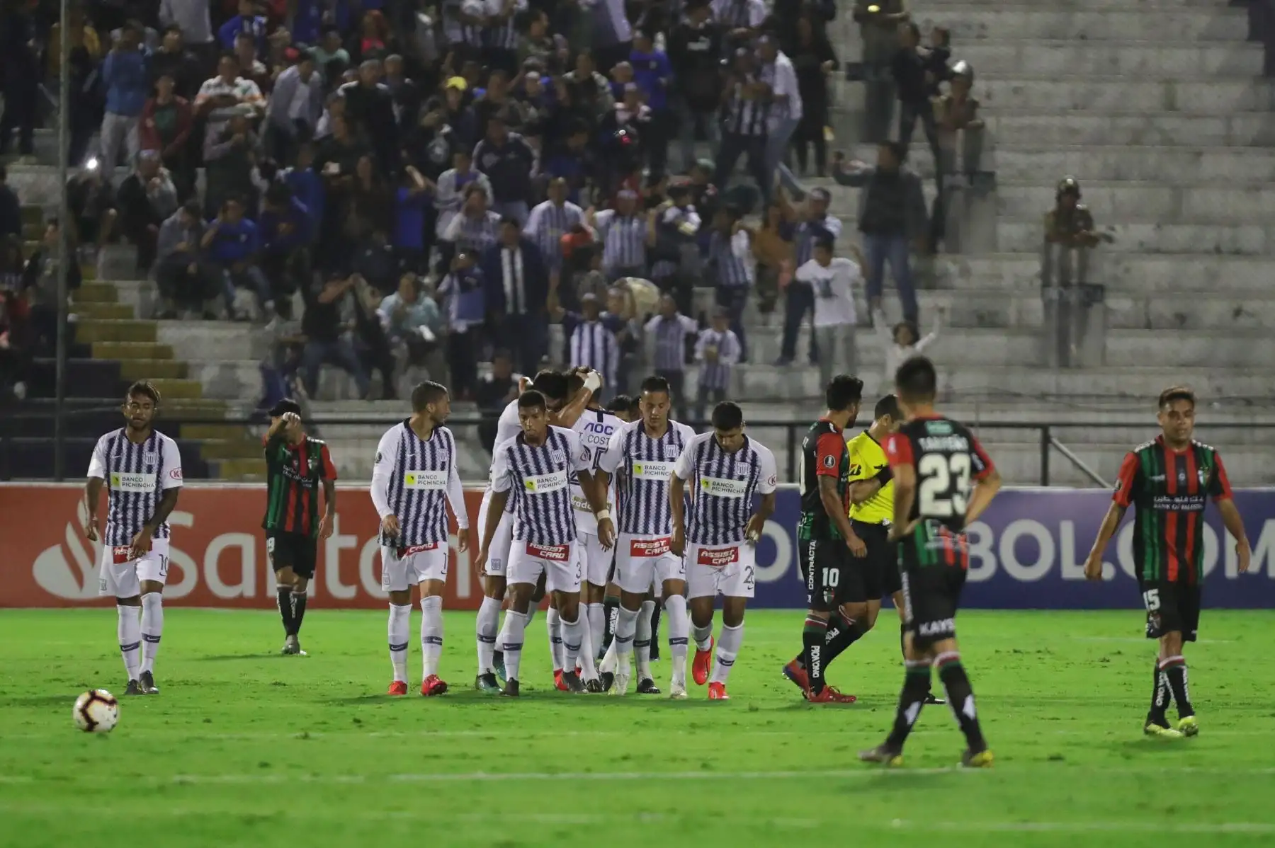 Alianza se enfrenta al Palestino ( Chile) por la Copa Libertadores.
Foto:EFE