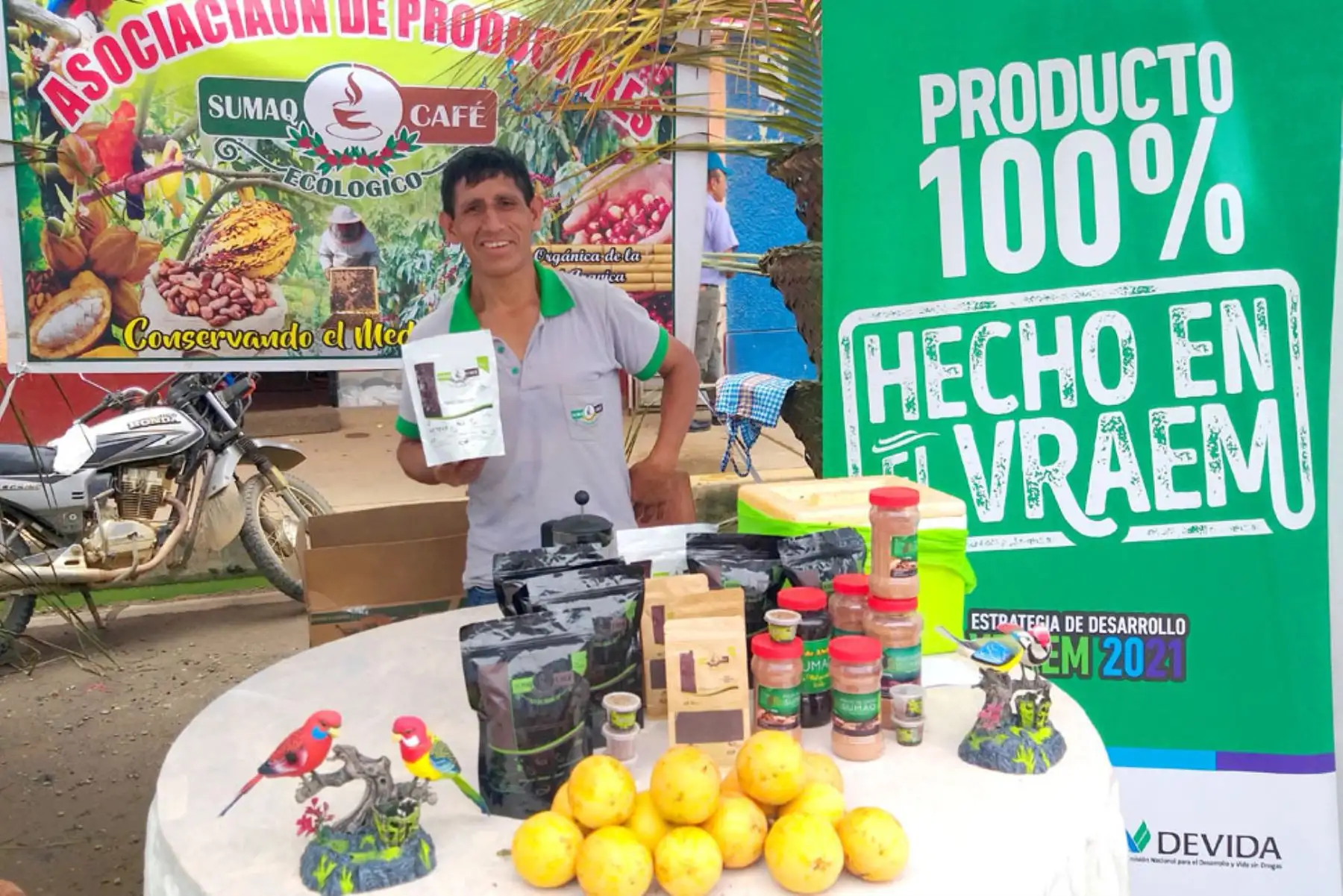 Cafetaleros del Vraem exhiben sus mejores productos en Feria de Café Pangoa 2019: ANDINA/Difusión