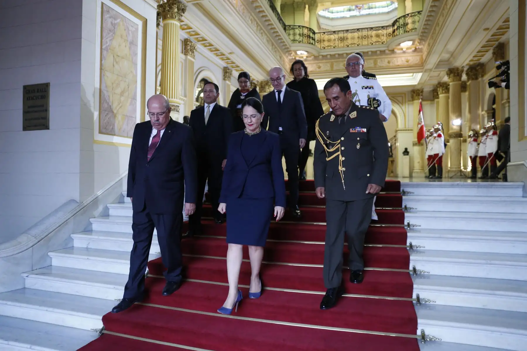 Jefe de Estado recibe cartas credenciales de la embajadora de Ecuador en Perú, Eva García Fabre.
Foto: ANDINA/Prensa Presidencia