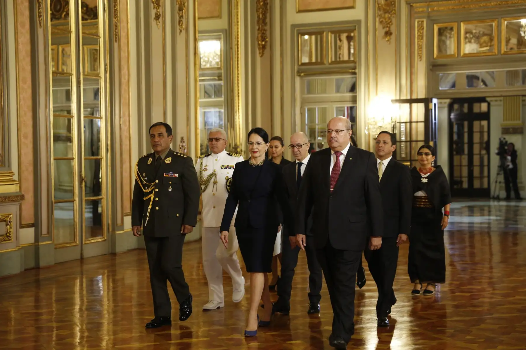 Jefe de Estado recibe cartas credenciales de la embajadora de Ecuador en Perú, Eva García Fabre.
Foto: ANDINA/Prensa Presidencia