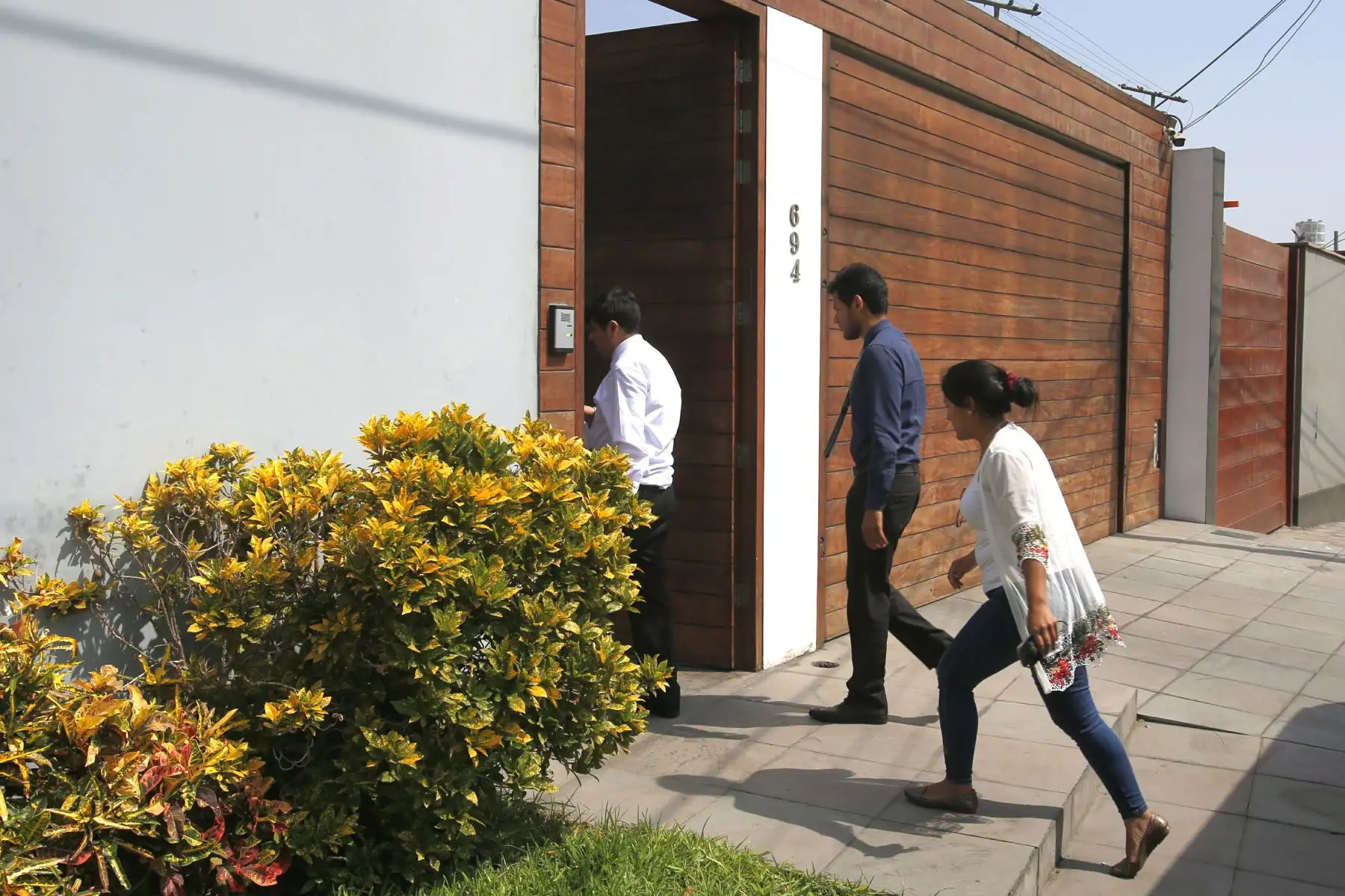 Fiscalía allana vivienda de José Antonio Nava Mendiola. Foto:ANDINA/ Nathalie Sayago