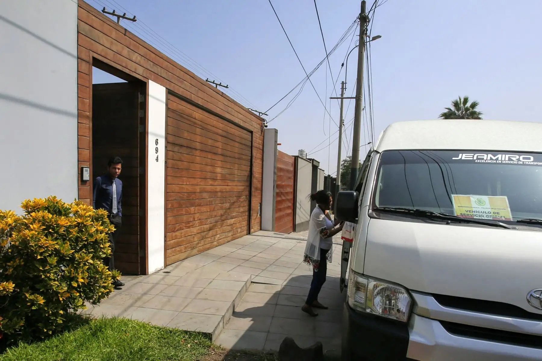 Fiscalía allana vivienda de José Antonio Nava Mendiola. Foto:ANDINA/ Nathalie Sayago