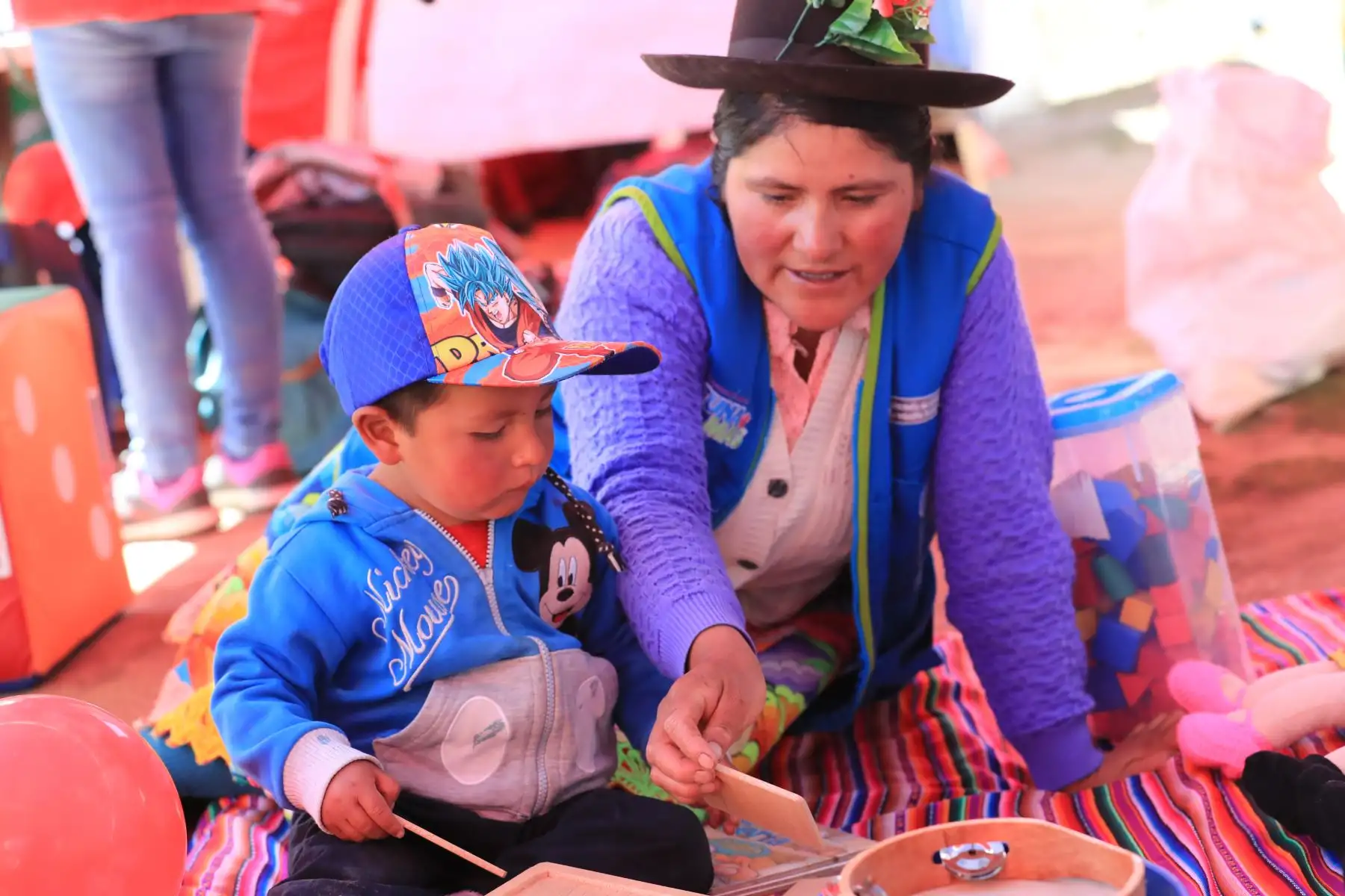 Titulares del Midis y Produce, Paola Bustamante y Rocío Barrios lanzaron Plan Multisectorial 2019-2021 en Purus, Ayacucho.

Foto: ANDINA/Juan Carlos Guzmán Negrini.
