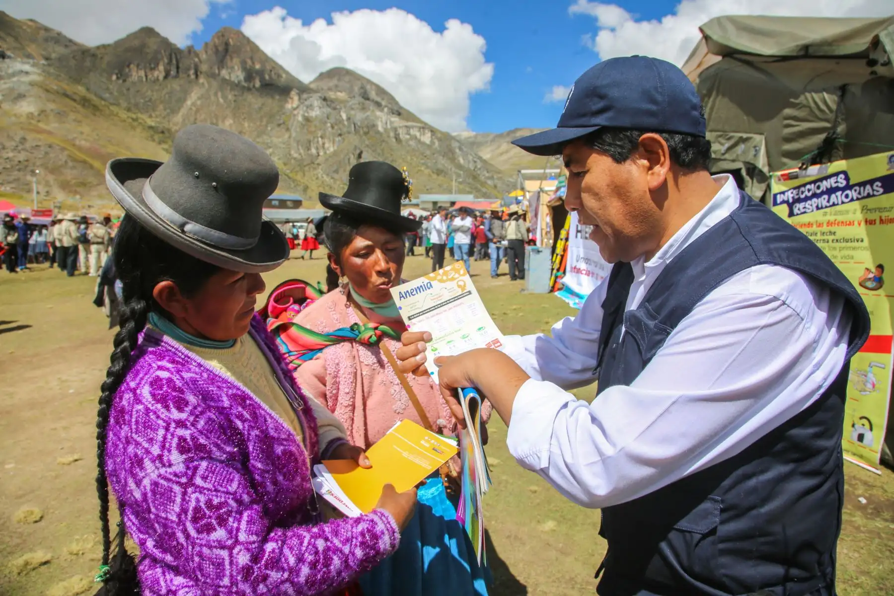 123,151 vacunas contra el neumococo y 64,470 vacunas contra la influenza fueron destinadas en la Región Puno como parte del lanzamiento del Plan Multisectorial ante Heladas y Friaje 2019–2021 denominado Operación Abrigo. Foto: ANDINA/ MINSA