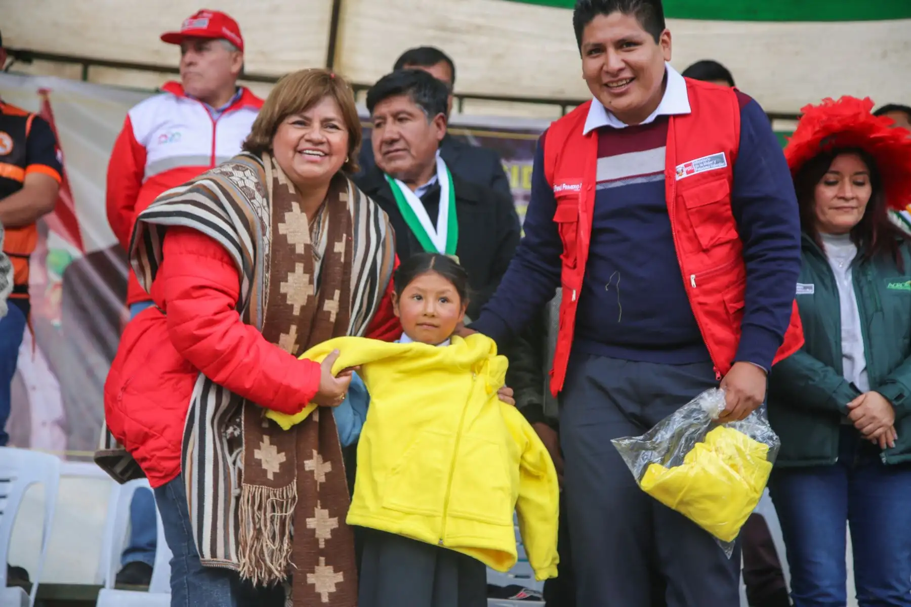 123,151 vacunas contra el neumococo y 64,470 vacunas contra la influenza fueron destinadas en la Región Puno como parte del lanzamiento del Plan Multisectorial ante Heladas y Friaje 2019–2021 denominado Operación Abrigo. Foto: ANDINA/ MINSA