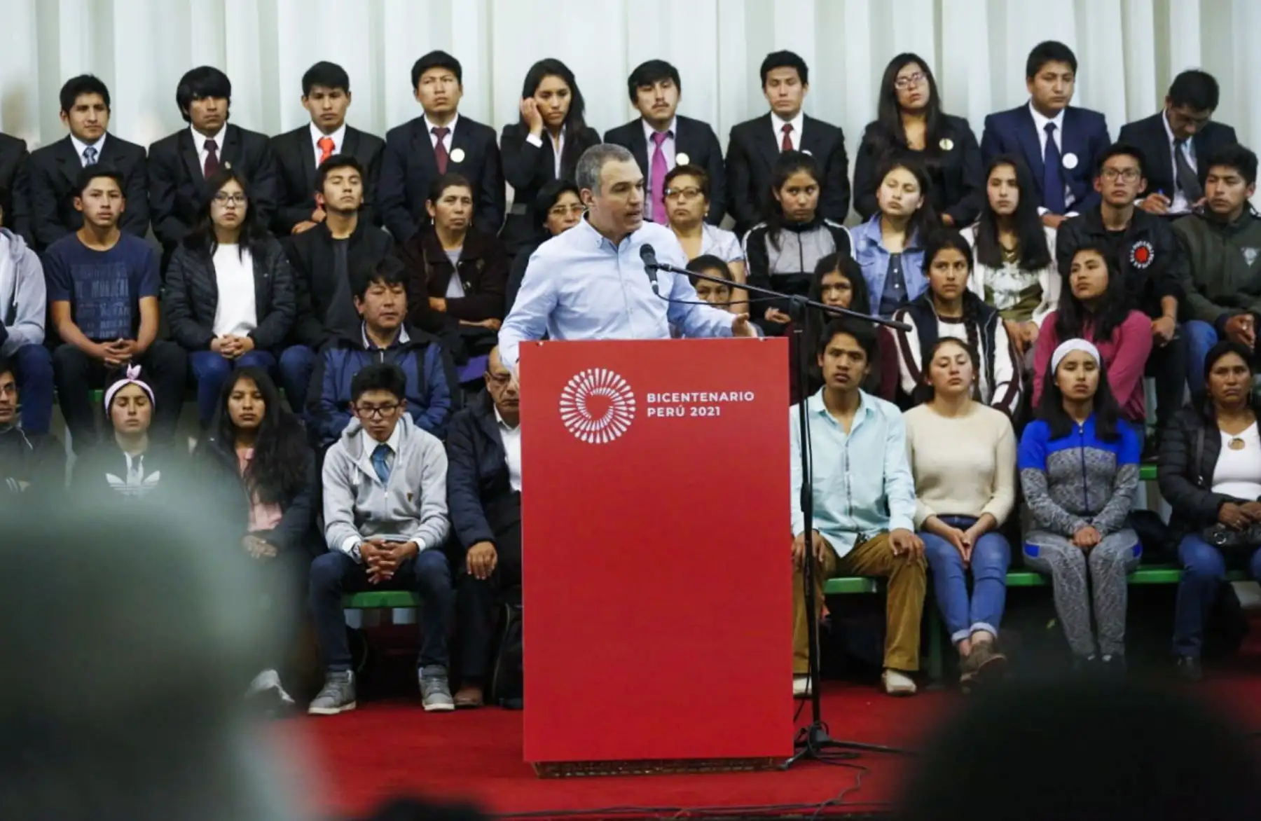 Jefe de la PCM, Salvador del Solar en charla magistral en Cusco: "La imaginación es el primer peldaño del cambio. La imaginación es el elemento fundamental de aquello por lo que luchamos hace casi 200 años: la libertad, la independencia". Foto: ANDINA/ PCM