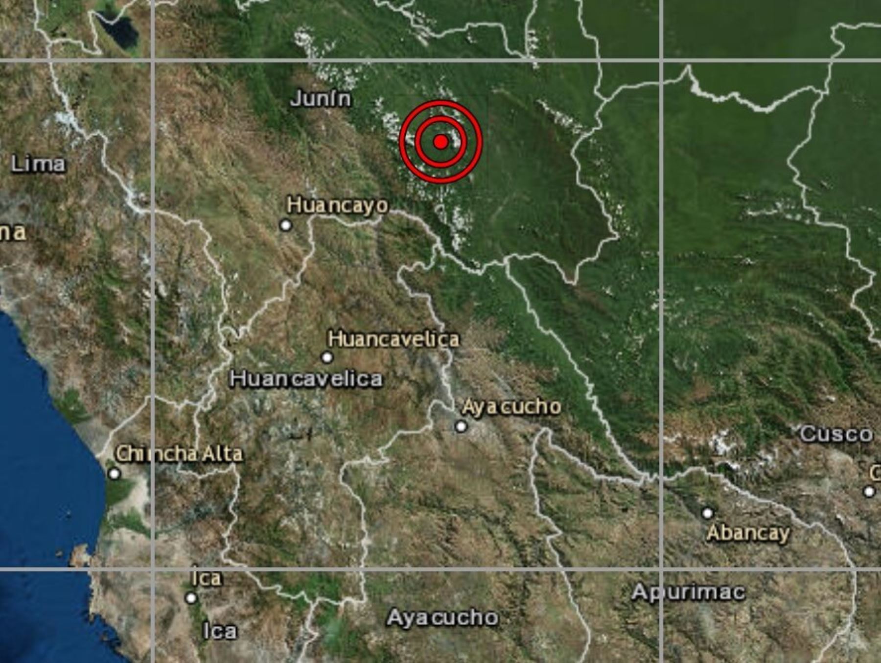 En el distrito de Pangoa, la selva de la región Junín, se registró un sismo de magnitud 3.7, reportó el IGP.