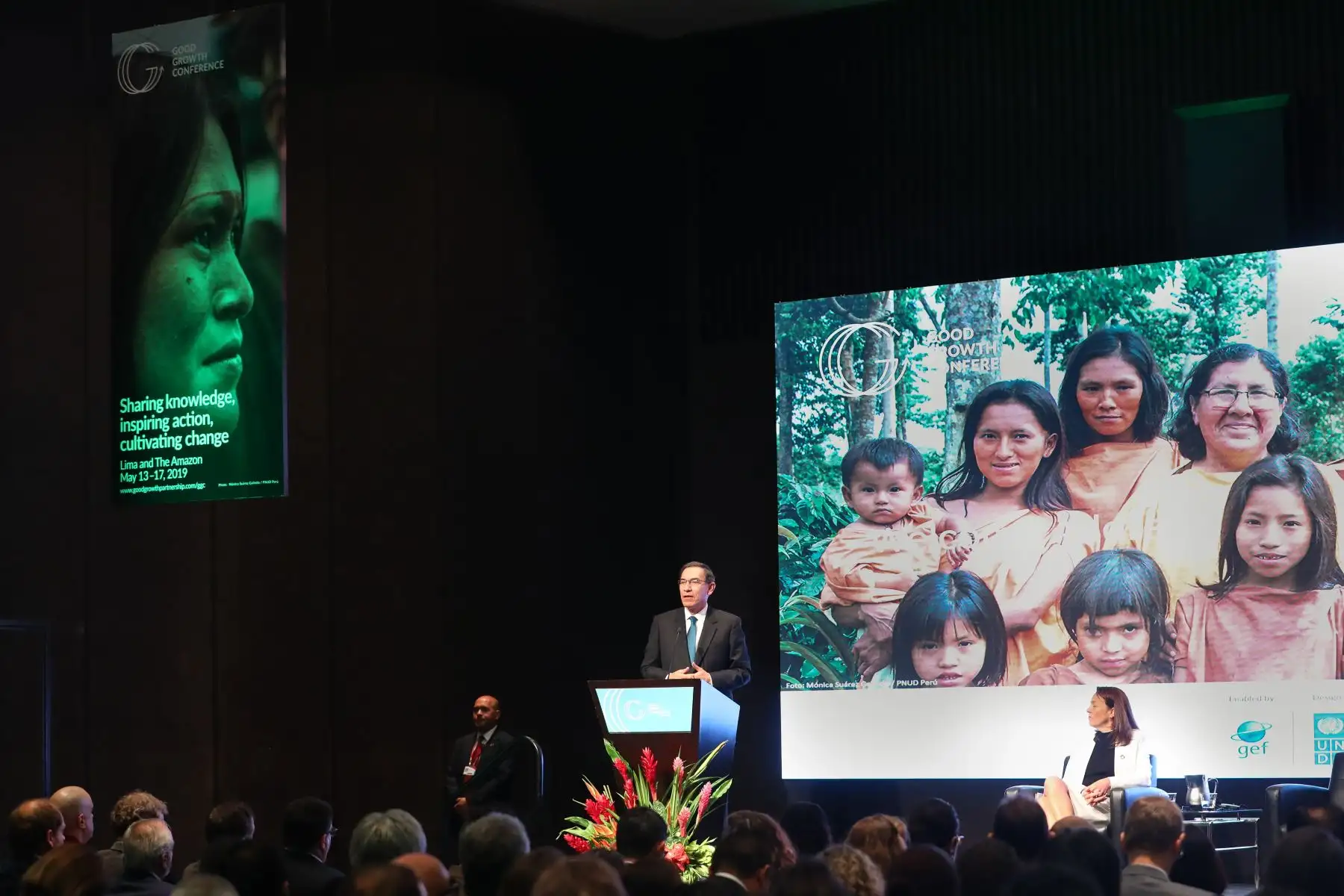 Presidente Vizcarra participa de la inauguración de la conferencia Good Growth. Foto: ANDINA/Prensa Presidencia
