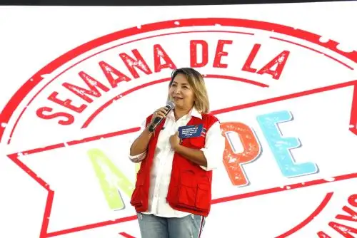 Ministra de la Producción, Rocío Barrios.
