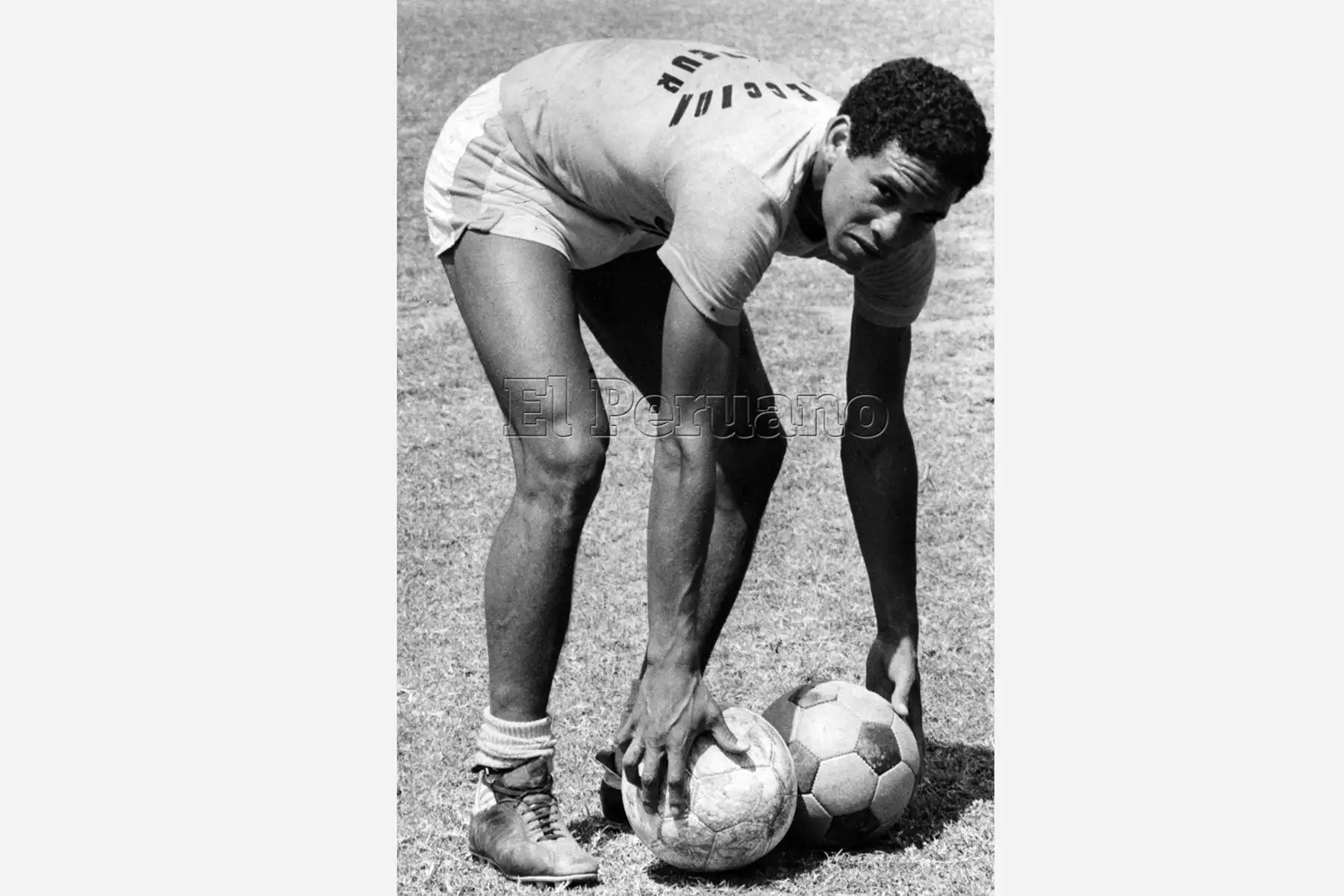 Lima - 18 diciembre 1979 / Samuel Eugenio entrenando.
Foto: ANDINA/Archivo diario El Peruano