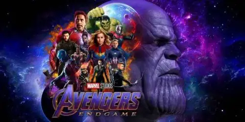 Afiche promocional de Avengers: Endgame.