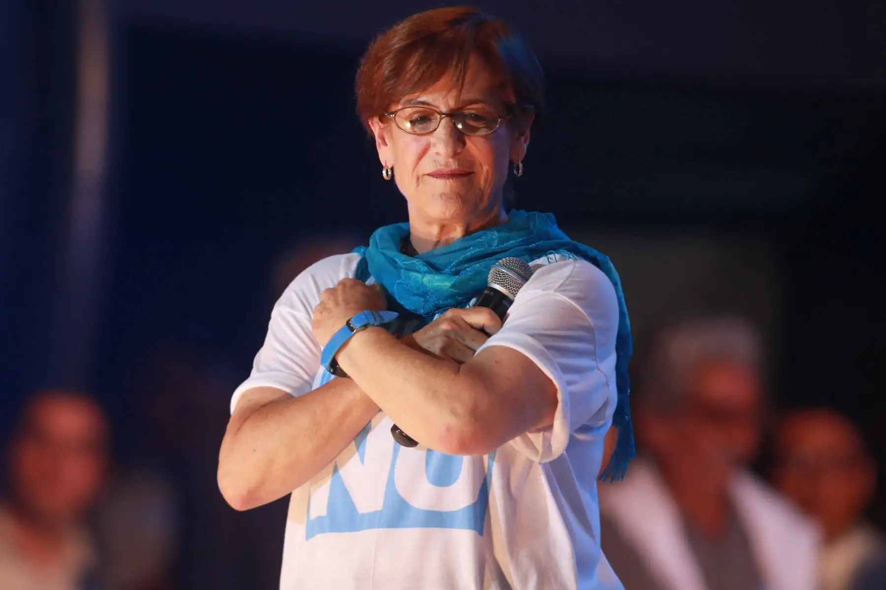 Lima - 14 marzo 2013 / La alcaldesa de Lima, Susana Villarán, encabezó el mitin de cierre de campaña por el NO a la revocatoria.