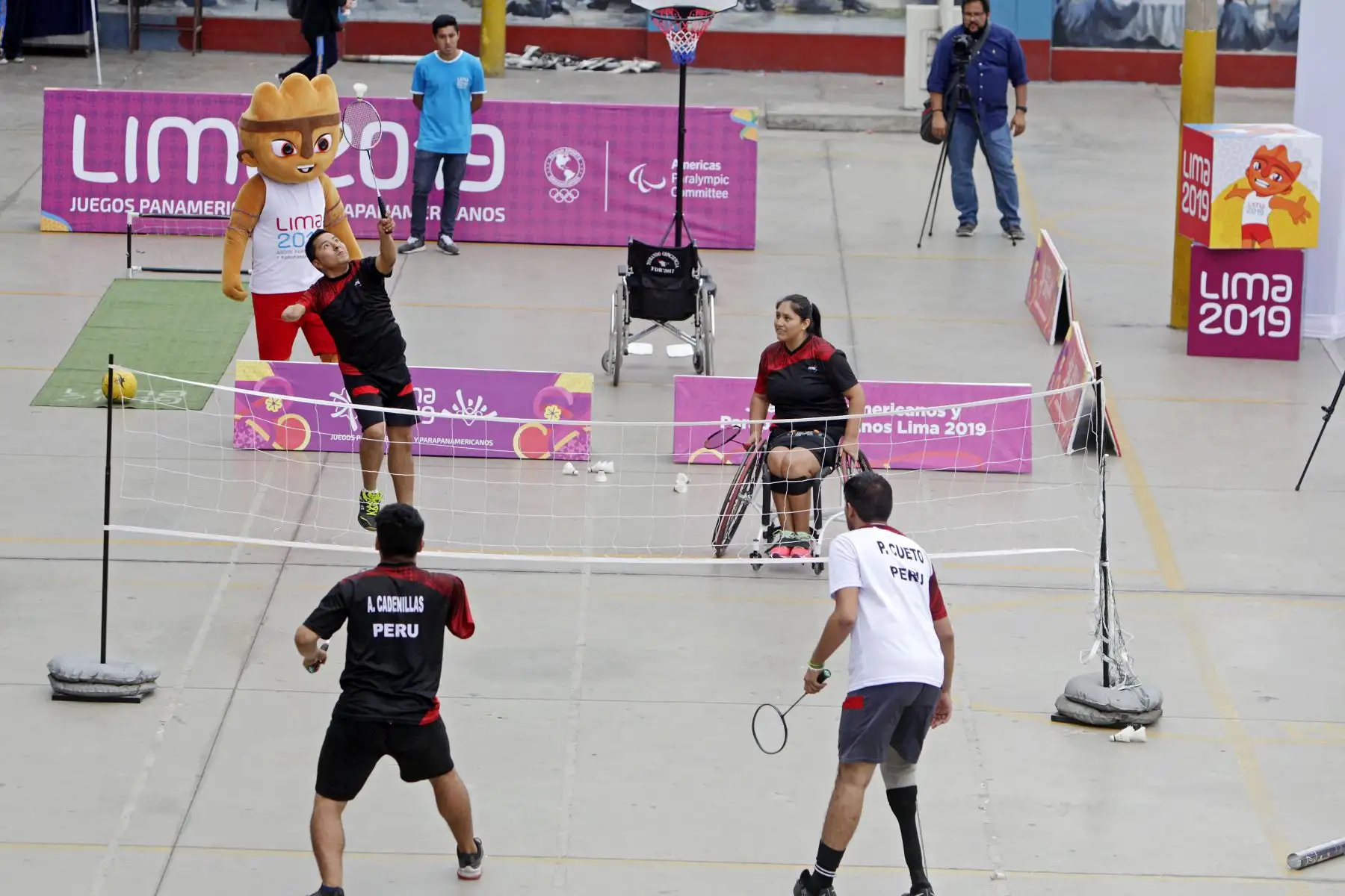 Lima 2019 celebra A 100 días de los Juegos Parapanamericanos en colegio de La Victoria.
Foto: ANDINA/Lima 2019
