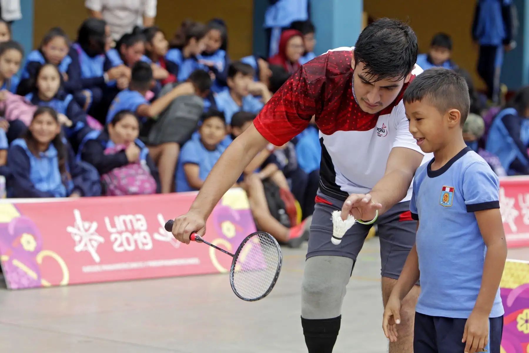 Lima 2019 celebra A 100 días de los Juegos Parapanamericanos en colegio de La Victoria.
Foto: ANDINA/Lima 2019
