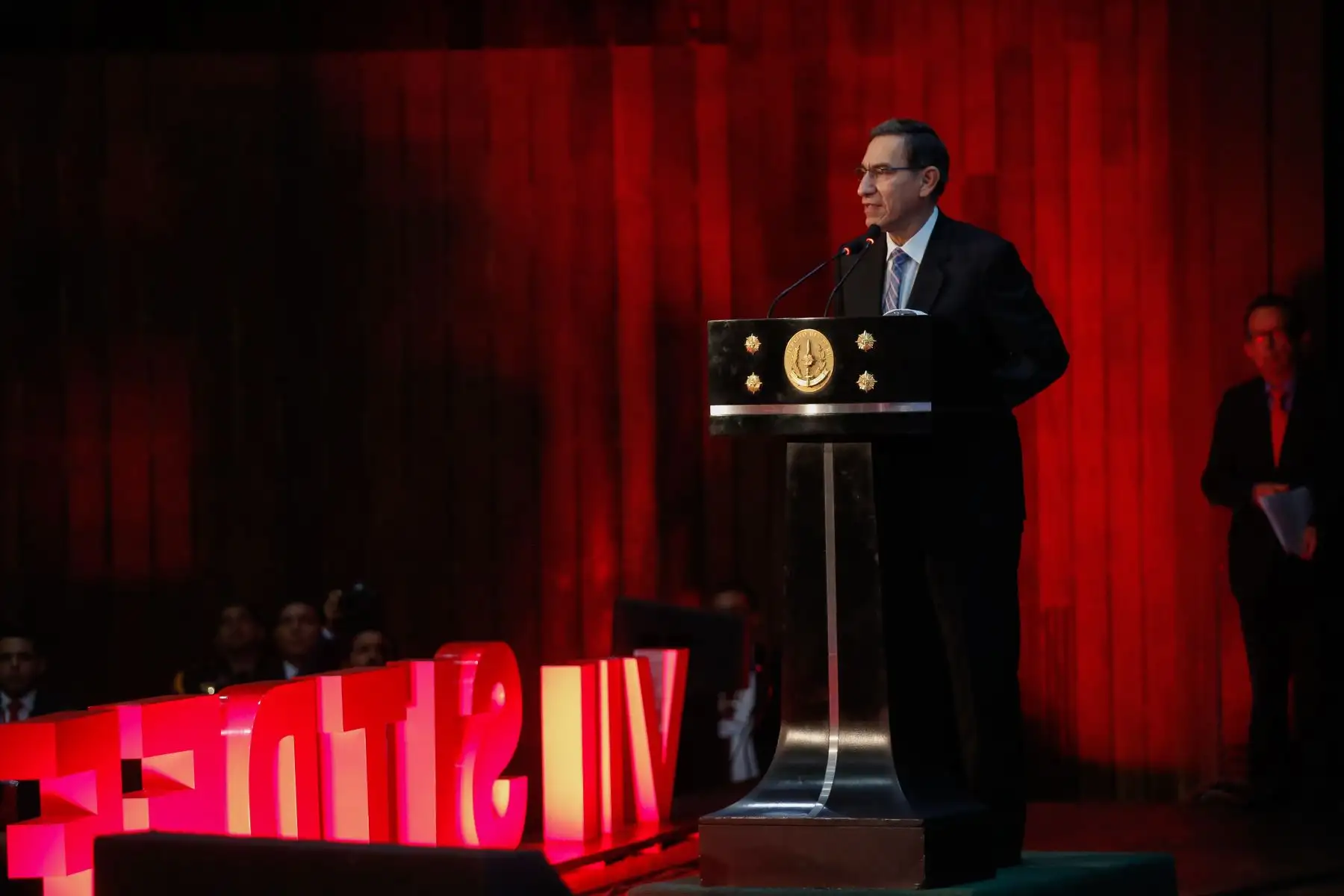 Presidente Martín Vizcarra inaugura el VII Salón Internacional de Tecnología para la Defensa y Prevención de Desastres – SITDEF 2019. Foto: ANDINA/ Prensa Presidencia