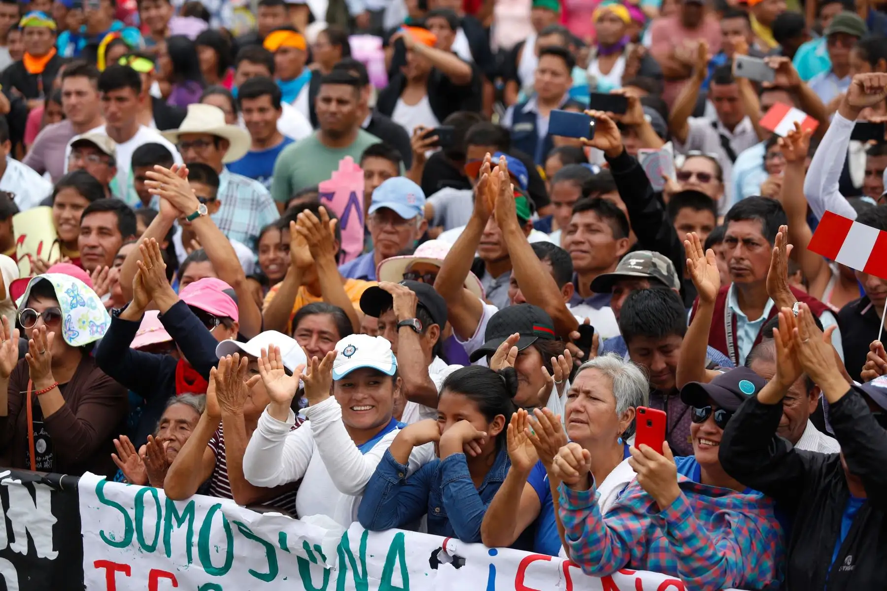 Presidente  Martín Vizcarra participa en la ceremonia de entrega de 1,077 títulos de propiedad en el distrito de Lamas, región San Martín.Foto: ANDINA/Prensa Presidencia
