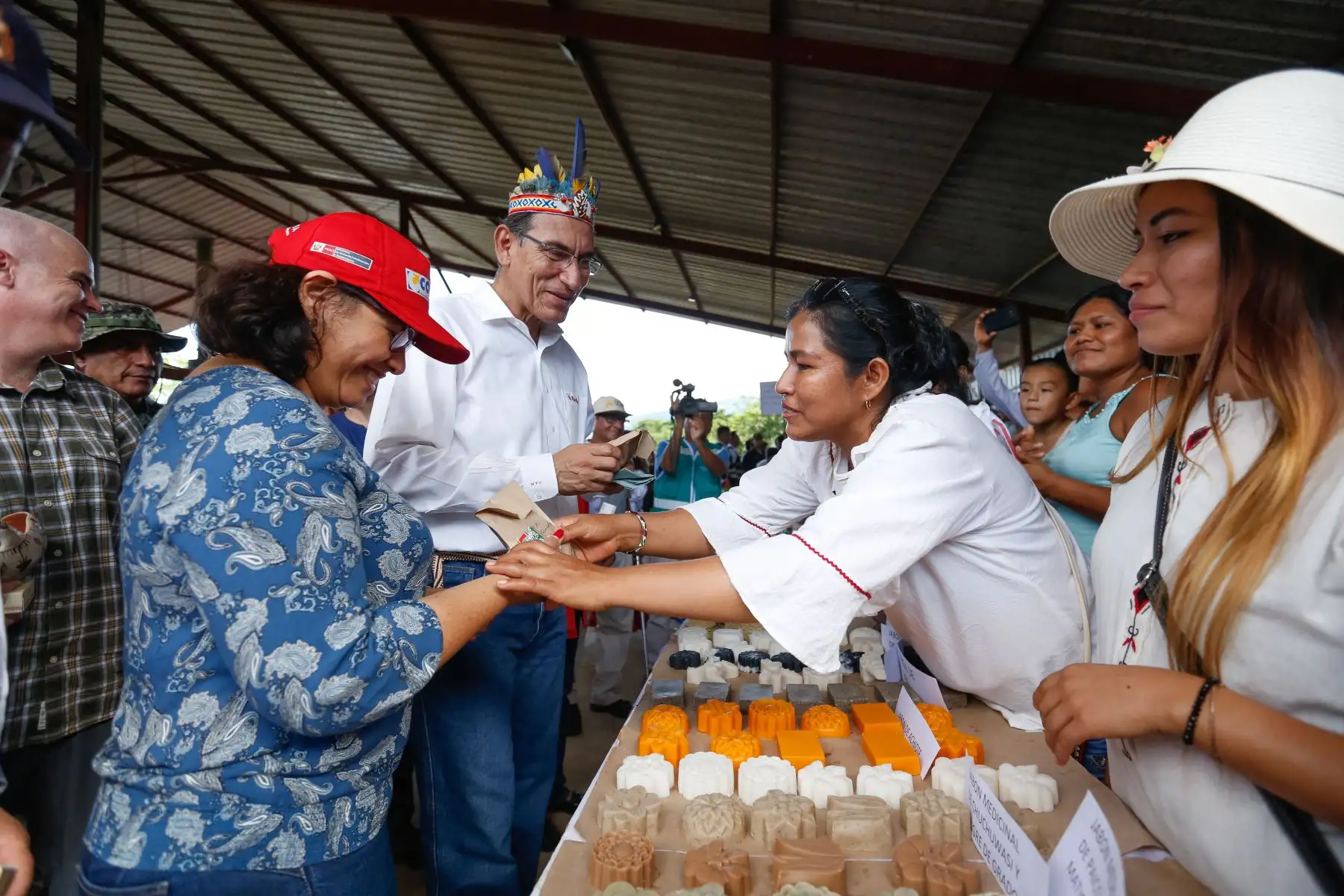 Presidente Martín Vizcarra visita Cooperativa Agraria Allima Cacao, en el distrito de Chazuta, región San Martín.Foto: ANDINA/Prensa Presidencia