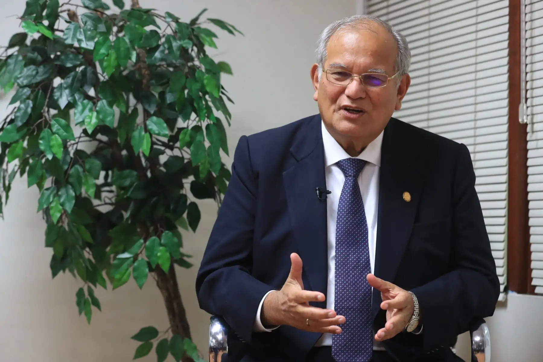 Rector de la UNI, Jorge Alva. ANDINA/Juan Carlos Guzmán