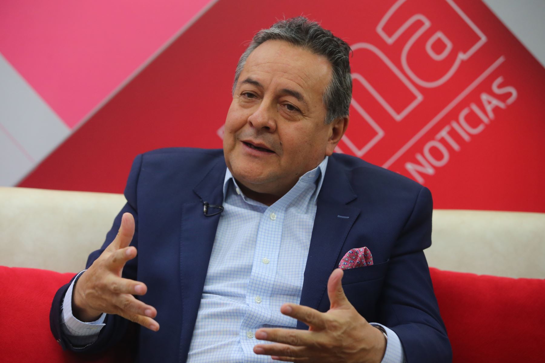 Presidente de Adex. Alfonso Velásquez. ANDINA/Vidal Tarqui