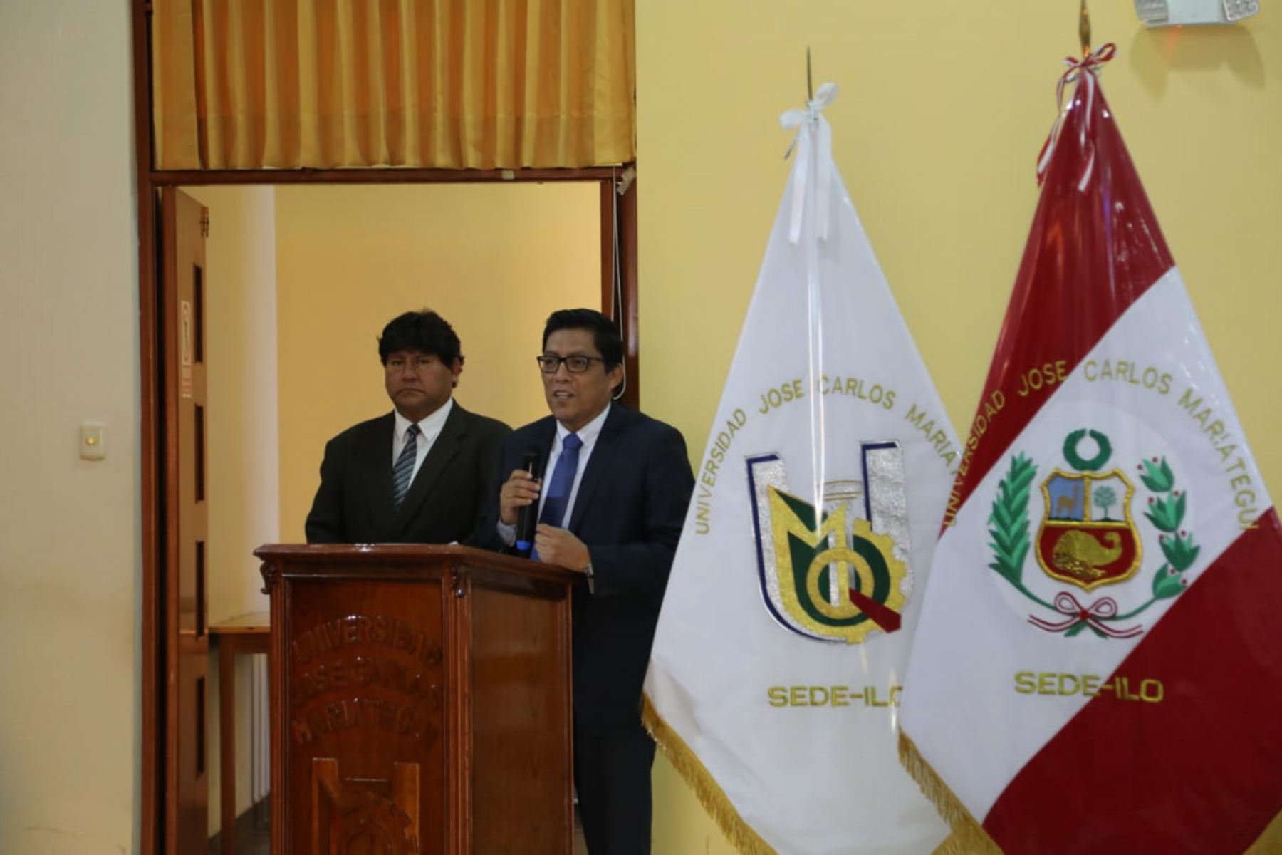 Ministro de Justicia, Vicente Zeballos, inauguró la conferencia “Lavado de Activos y Trata de Personas en la Criminalidad Organizada”, que se desarrolló en la Universidad José Carlos Mariátegui de Ilo