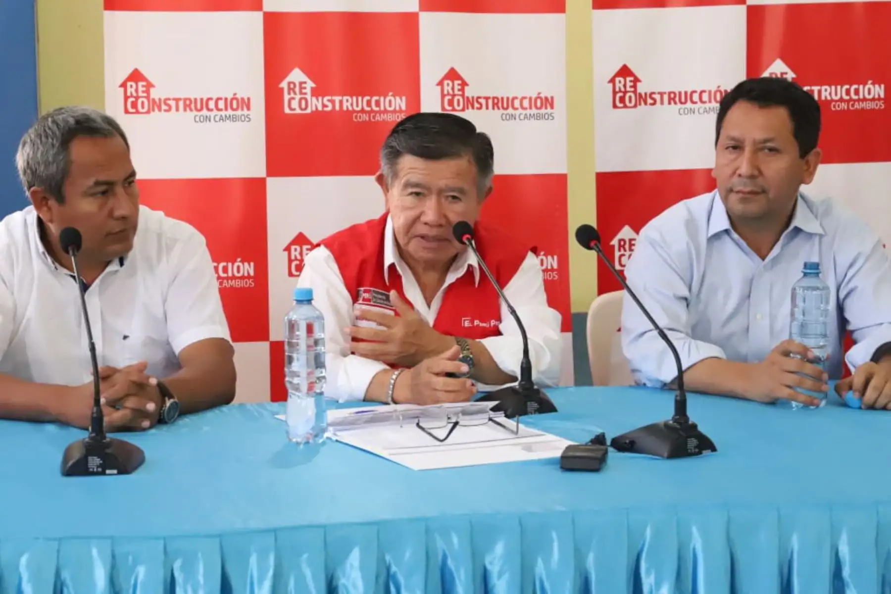 Director ejecutivo de la Autoridad para la Reconstrucción con Cambios, Nelson Chui, se reunió con autoridades regionales y locales en su visita de trabajo a la región Lambayeque.