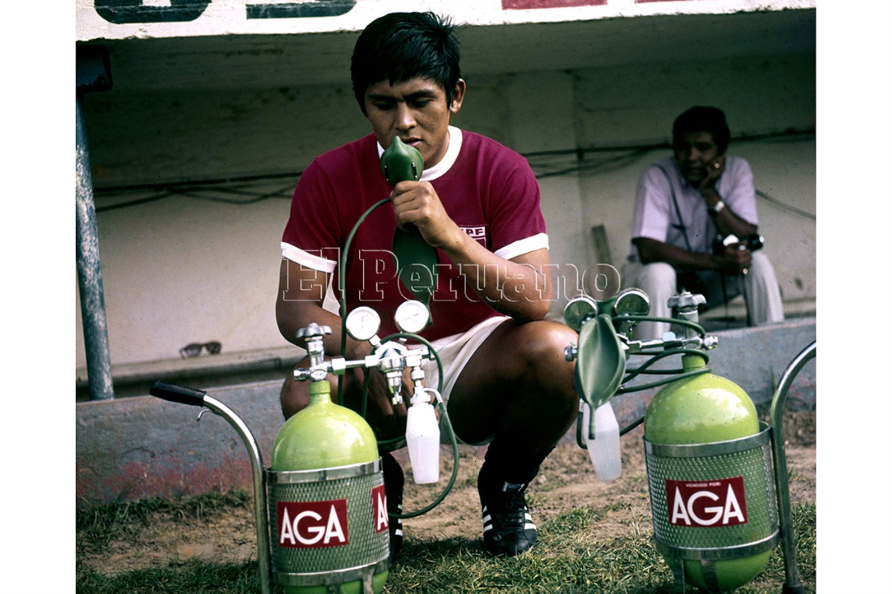 México - 1970 / Hugo Sotil delantero de la selección peruana de fútbol que participa en el Mundial de México 70. Foto: Archivo Histórico de EL PERUANO