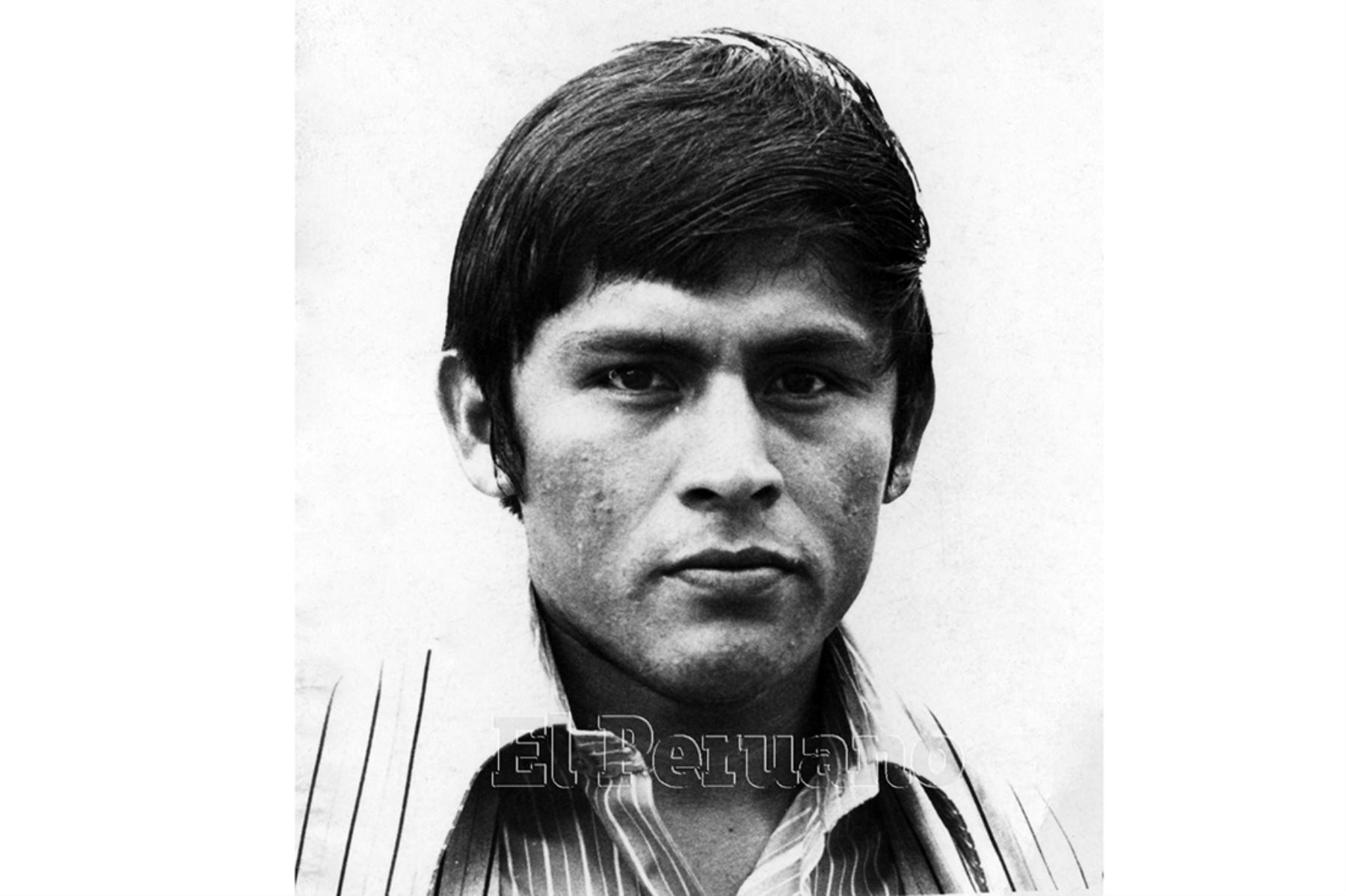 Lima - 1970 / Retrato de Hugo Sotil, delantero de la selección peruana de fútbol y figura del Club Deportivo Municipal. Foto: Archivo Histórico de EL PERUANO