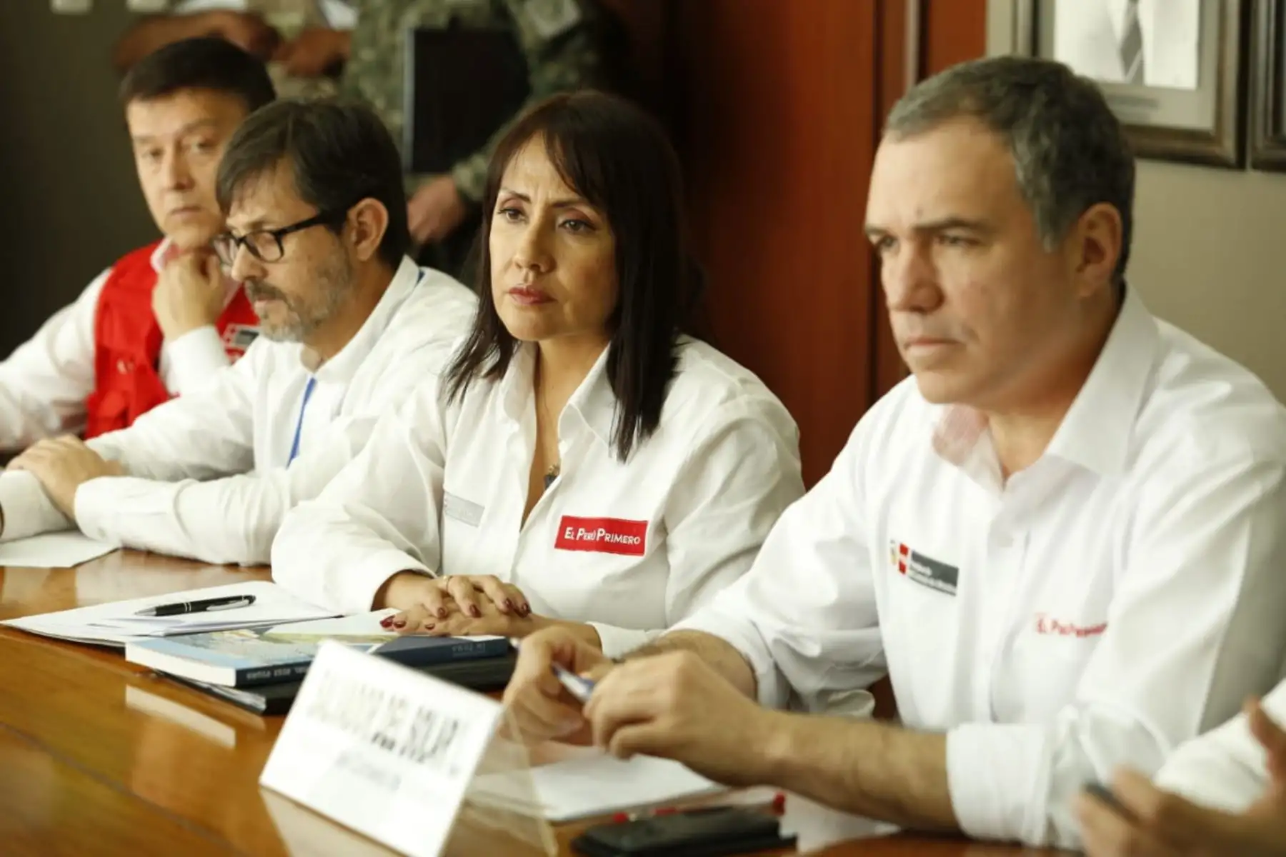 Ministra de Transporte, María Jara acompaña al presidente del Consejo de Ministros, Salvador del Solar en reunión con representantes de las agencias regionales de desarrollo de Piura, Cámara de Comercio y Producción y gobierno regional para abordar avances de la agenda macroregional.
Foto: ANDINA/PCM