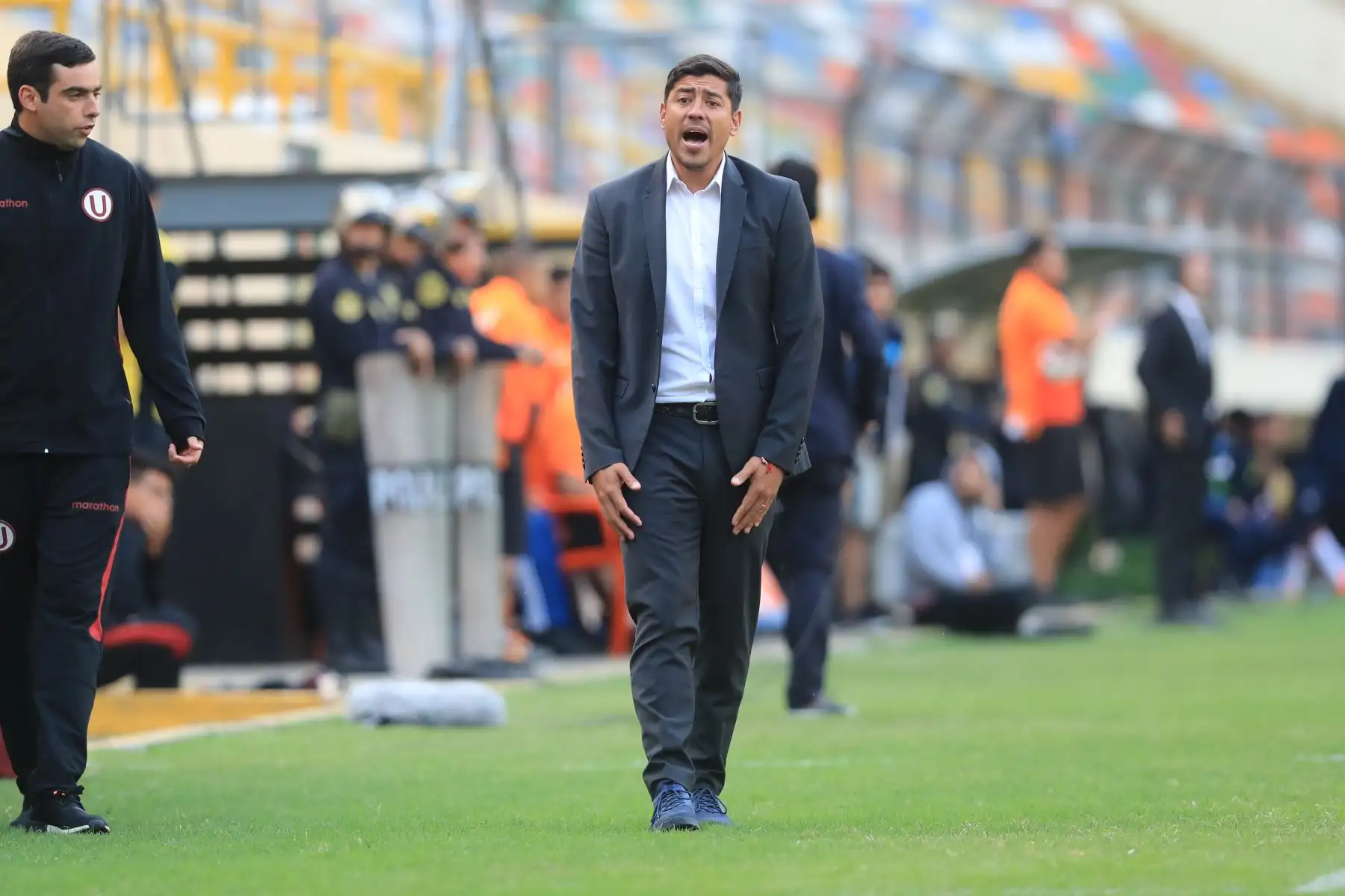Universitario perdió 4-2 con Municipal en el estadio Monumental

Foto: ANDINA/Juan Carlos Guzmán Negrini.