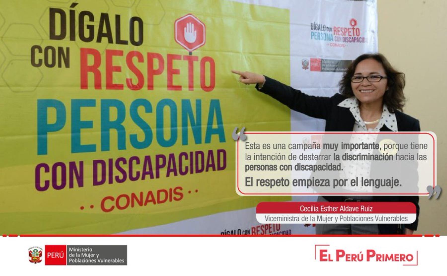 Buscan que a las personas que sufren algún tipo de discapacidad en el Perú se les trate sin términos peyorativos.