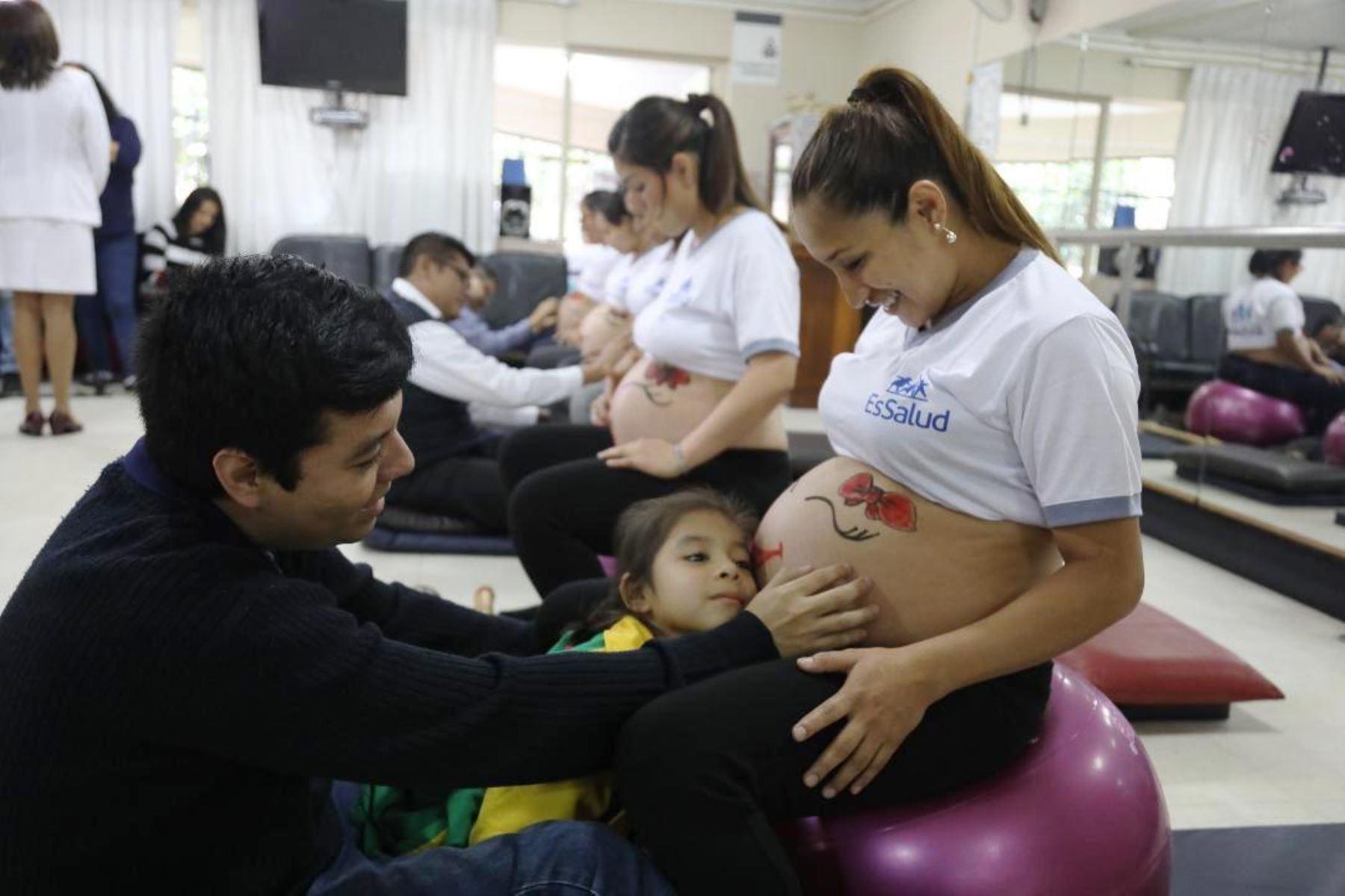 EsSalud: gestantes se preparan física y psicológicamente para tener parto seguro. Foto: ANDINA/Difusión.