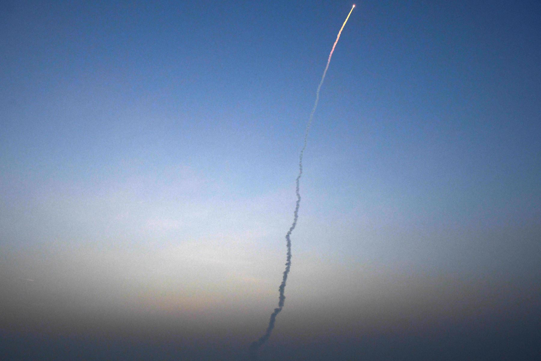 El Satélite Polar de la Organización de Investigación Espacial de la India es lanzado al espacio desde el centro espacial Satish dawan. Foto: AFP