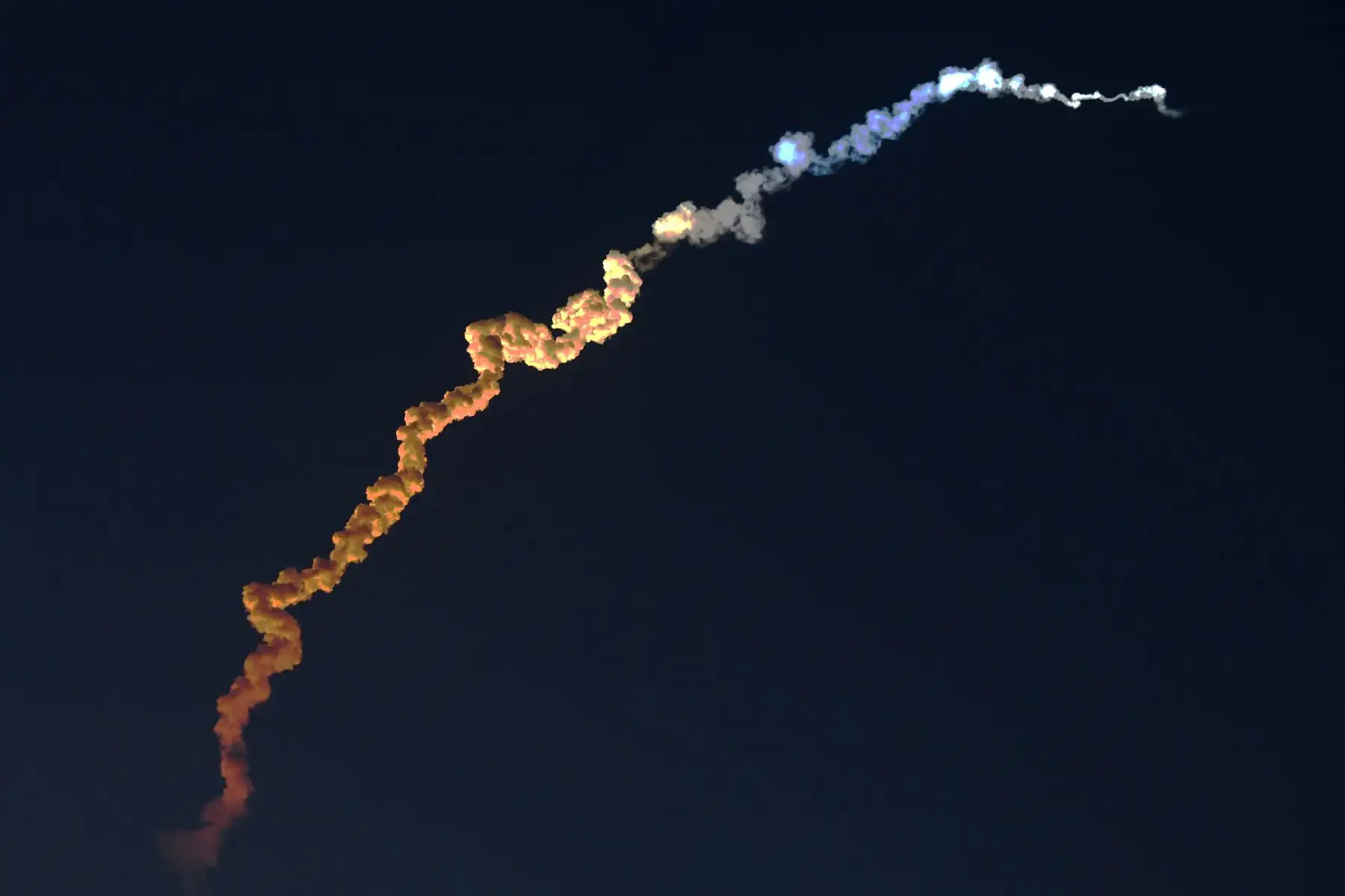 El Satélite Polar de la Organización de Investigación Espacial de la India es lanzado al espacio desde el centro espacial Satish dawan. Foto: AFP