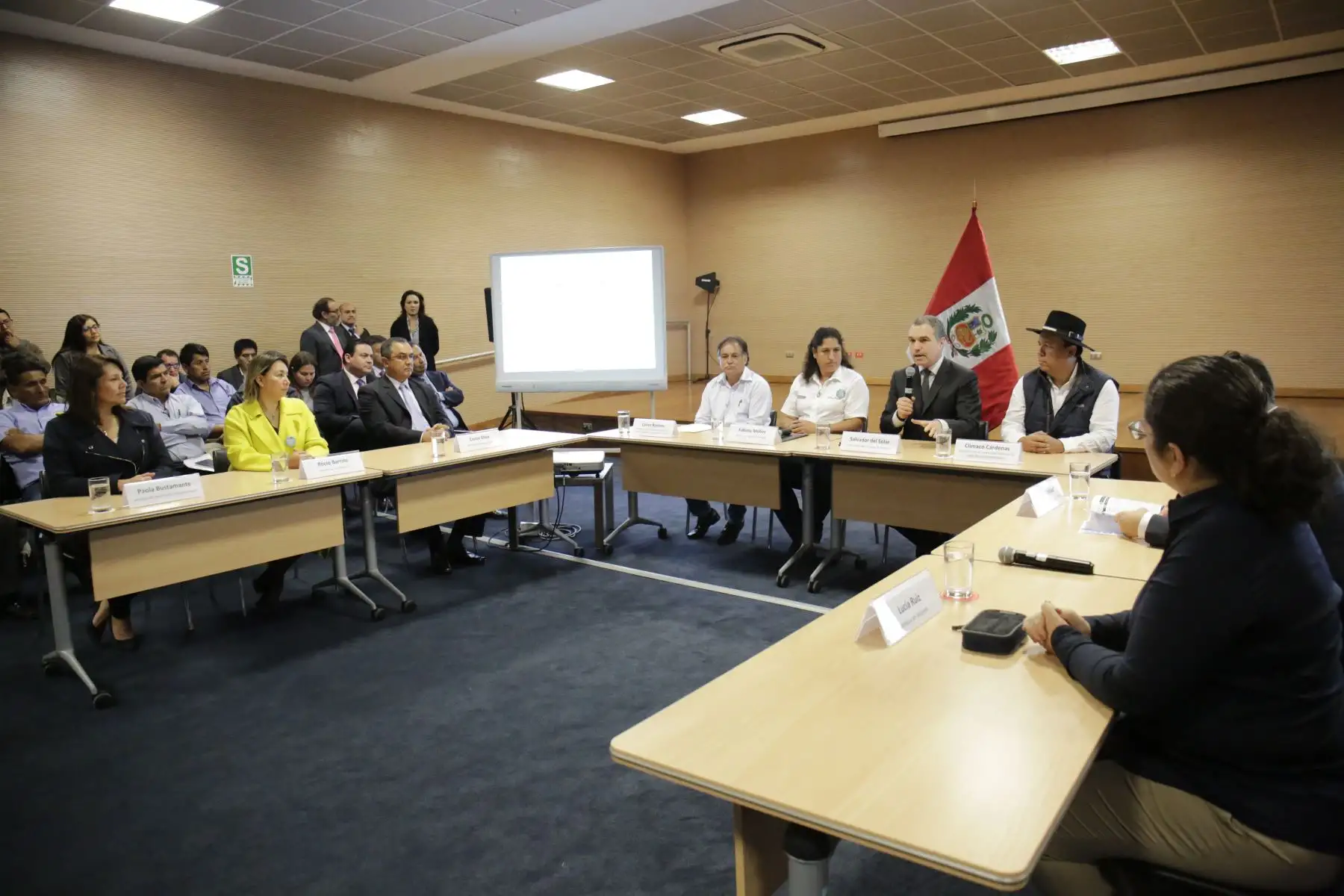 Primer Ministro asiste a la Instalación de Mesa de Diálogo Multisectorial referente al Sector Agrario.
Foto:Andina/ PCM