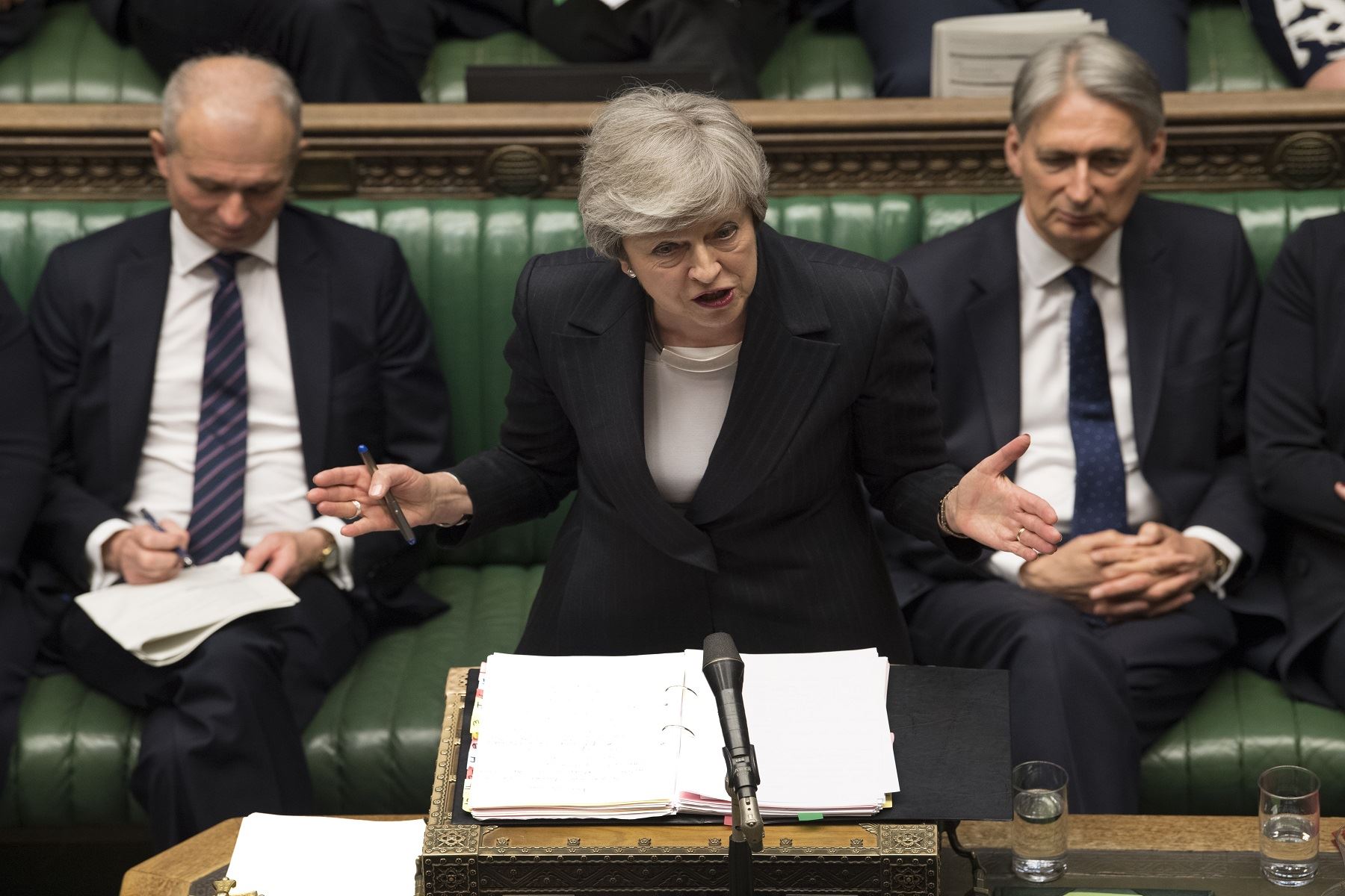 Primera ministra británica, Theresa May. Foto: AFP.