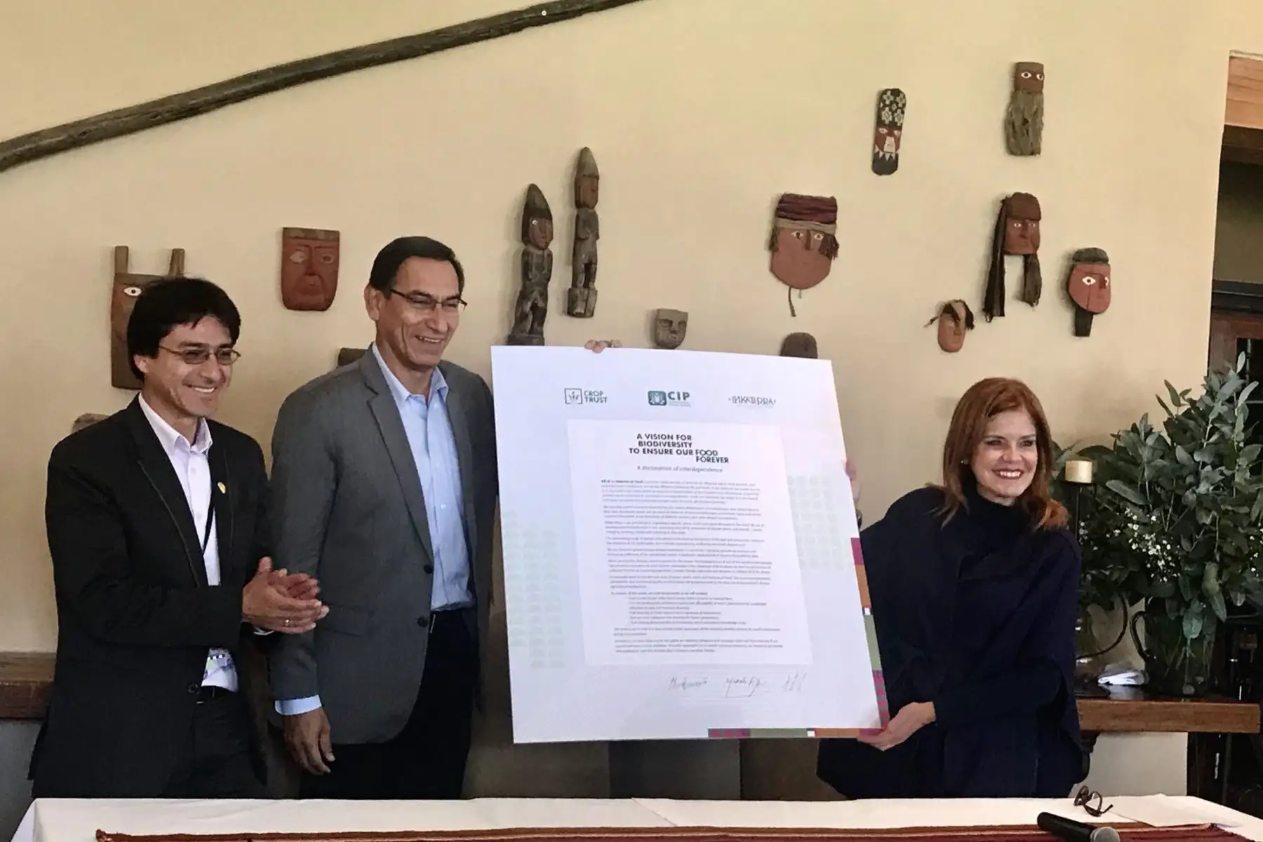 El presidente de la República, Martín Vizcarra, garantizó que el futuro aeropuerto de Chinchero, en el Cusco, será un proyecto de gran nivel internacional y de última tecnología.Foto: ANDINA/Prensa Presidencia