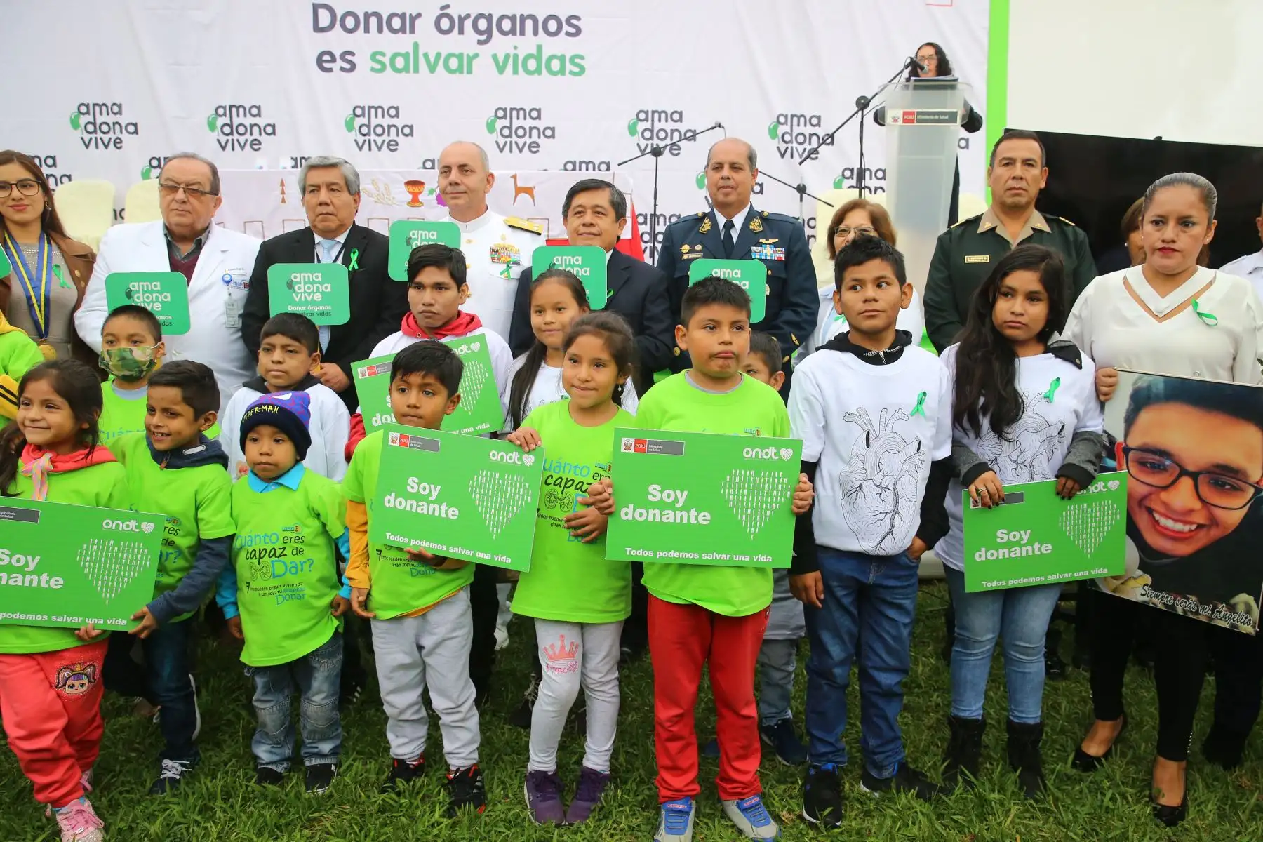 Día Nacional del Donante de Órganos y Tejidos, Enuentro entre familiares de donantes de órganos y receptores. Foto: ANDINA/Vidal Tarqui