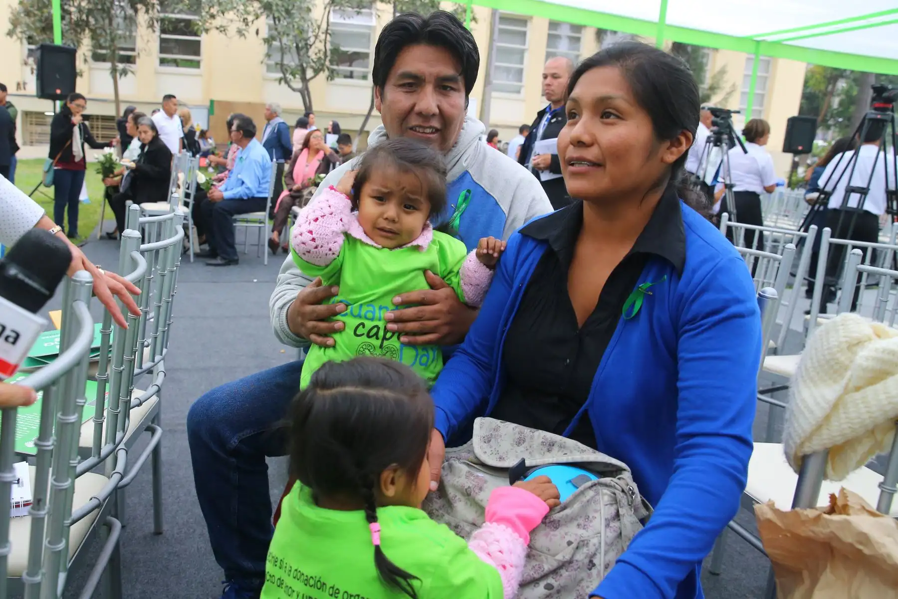 Día Nacional del Donante de Órganos y Tejidos, Enuentro entre familiares de donantes de órganos y receptores. Foto: ANDINA/Vidal Tarqui
