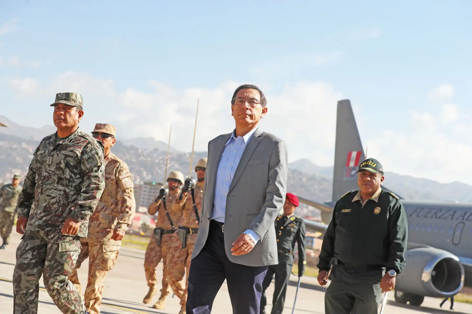 El presidente de la República, Martín Vizcarra, garantizó que el futuro aeropuerto de Chinchero, en el Cusco, será un proyecto de gran nivel internacional y de última tecnología.Foto: ANDINA/Prensa Presidencia