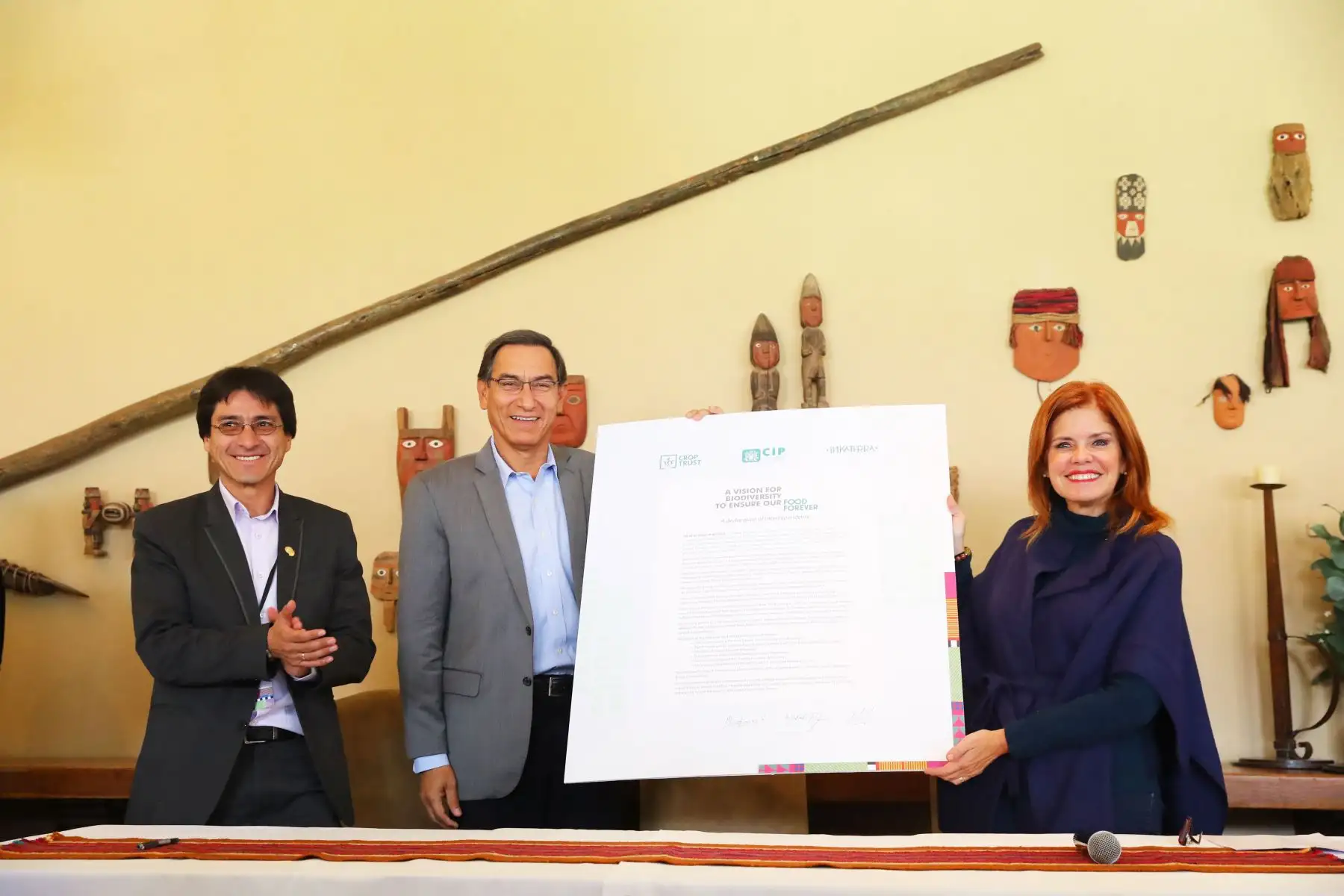 El presidente de la República, Martín Vizcarra, garantizó que el futuro aeropuerto de Chinchero, en el Cusco, será un proyecto de gran nivel internacional y de última tecnología.Foto: ANDINA/Prensa Presidencia