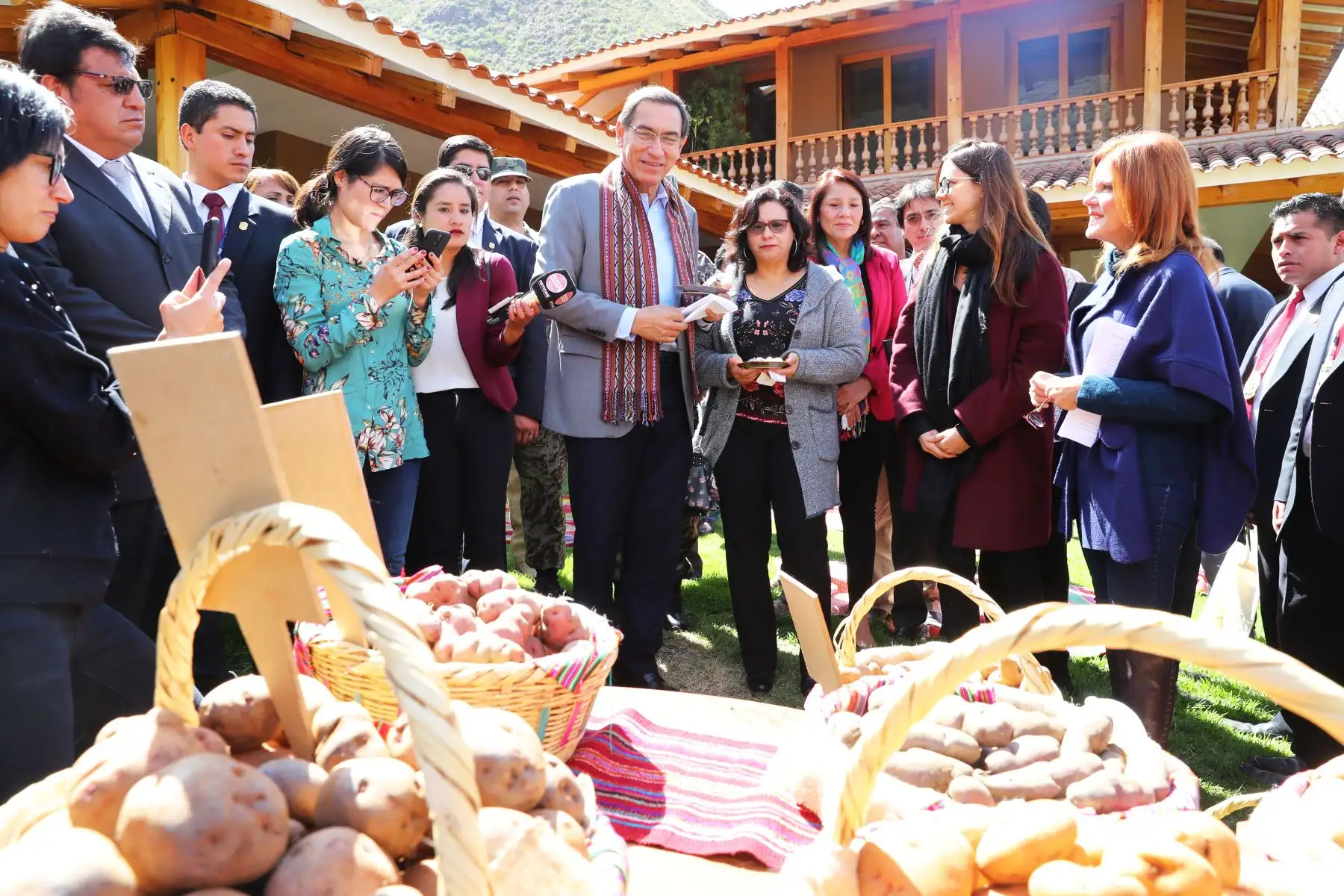 El presidente de la República, Martín Vizcarra, garantizó que el futuro aeropuerto de Chinchero, en el Cusco, será un proyecto de gran nivel internacional y de última tecnología.Foto: ANDINA/Prensa Presidencia